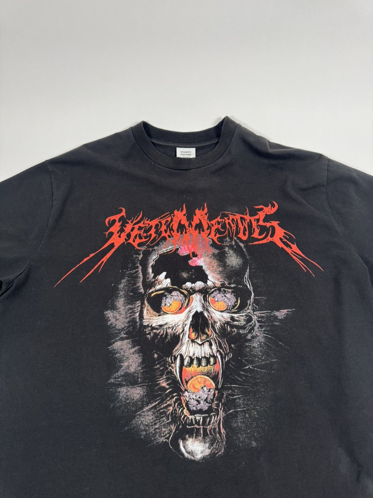 Vetements vetements metal skull 2018 tee Size US M / EU 48-50 / 2 - 3 Thumbnail