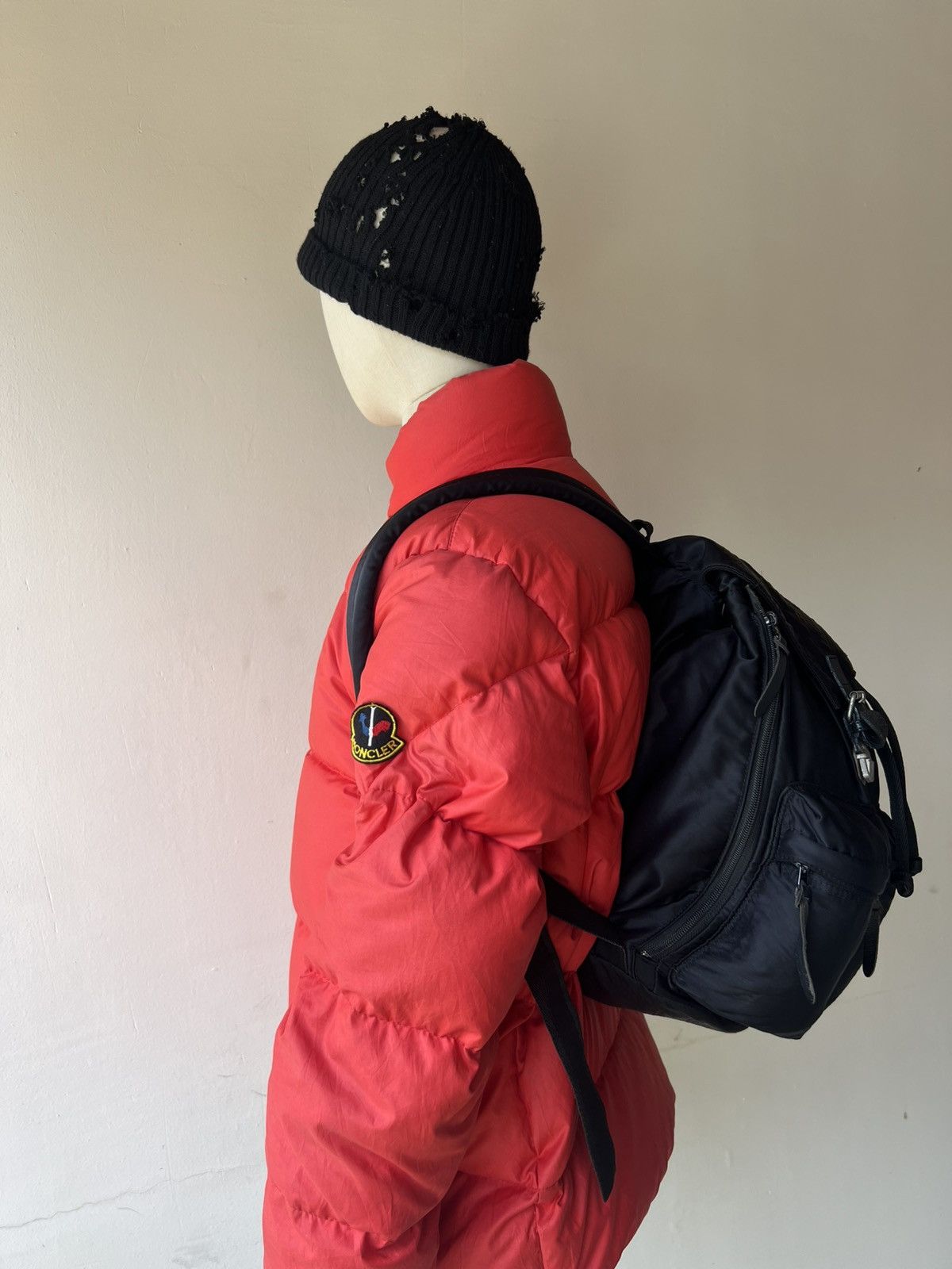 Barneys New York Vintage 90s Barneys New York Black Nylon Tactical Backpack Size ONE SIZE - 2 Thumbnail