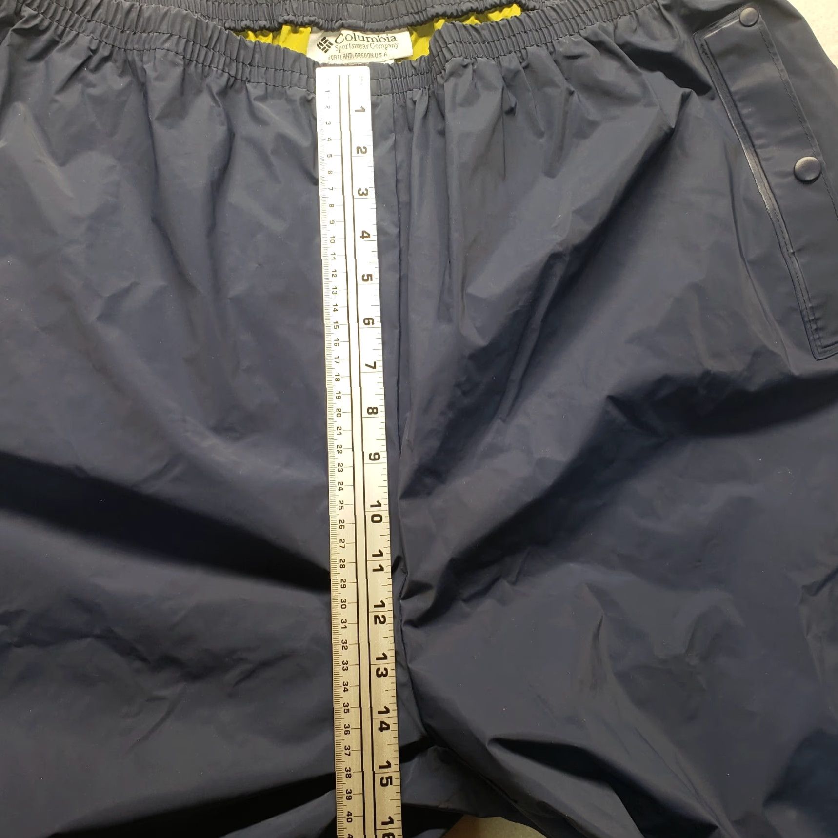 Vintage Columbia Snow Pants Mens 2XL XXL Blue Winter Adjustable Waist Ski Pants Mens Regular Snow Pants Size US 39 - 5 Thumbnail