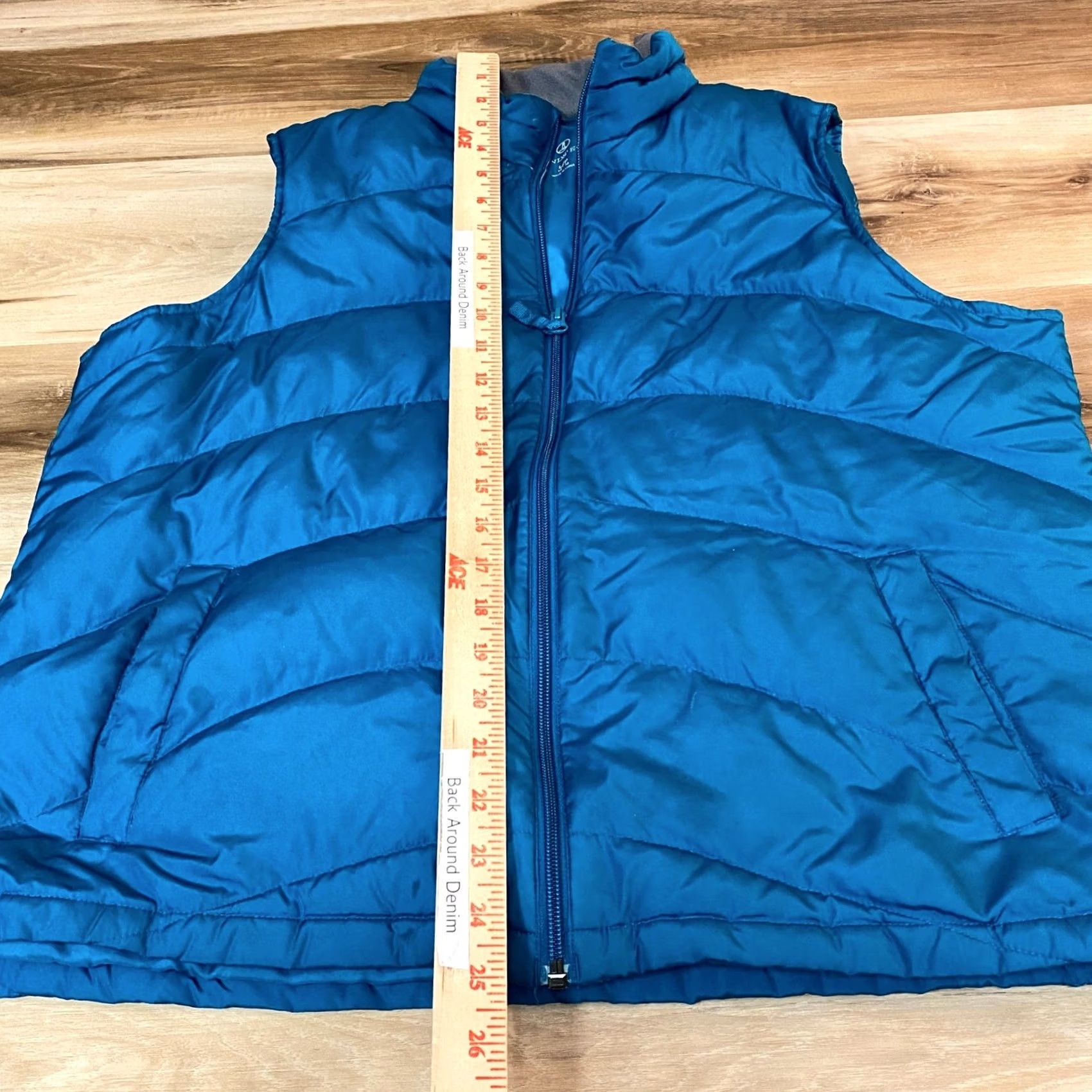 Lands' End Lands End Puffer Vest Womens Large Petite Zip Full Zip Insulated Quilted Pockets Blue 14-16 LP Womens Vest Regular Size 14-16"} Size L / US 10 / IT 46 - 4 Thumbnail
