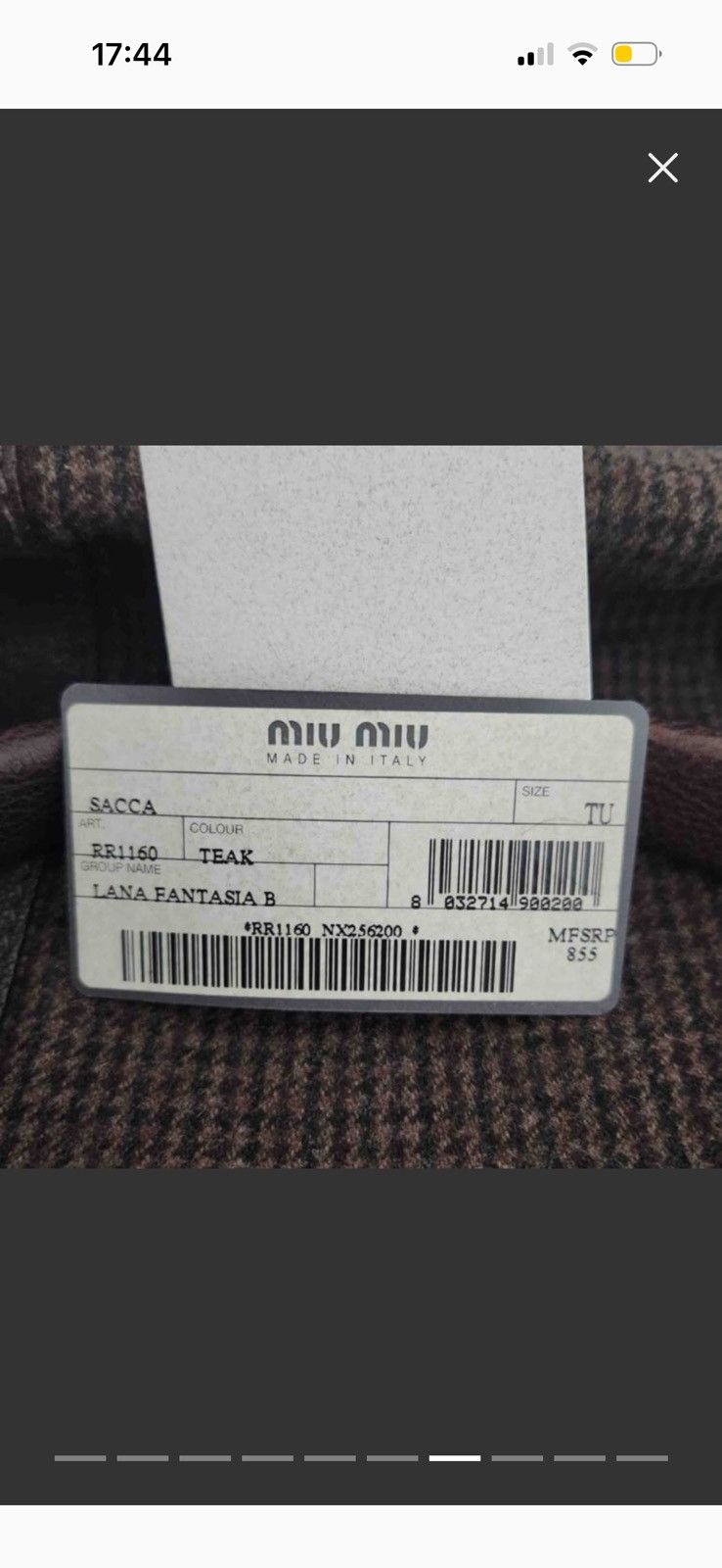 Miu Miu Vintage Miu Miu handbag Size ONE SIZE - 7 Thumbnail