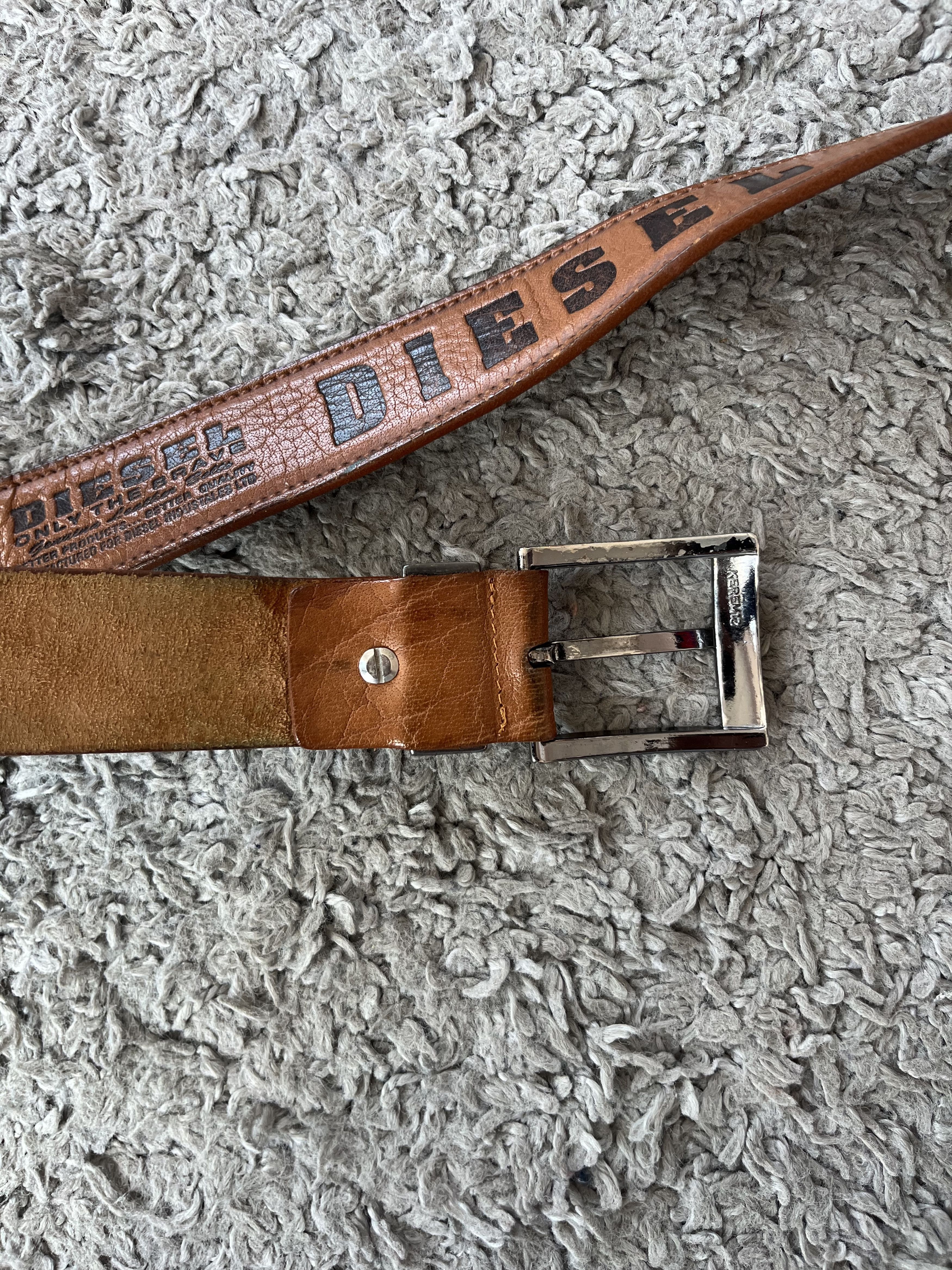 Diesel DIESEL Style Belt Multi Logo 100% Leather Brown Color Size ONE SIZE - 5 Thumbnail