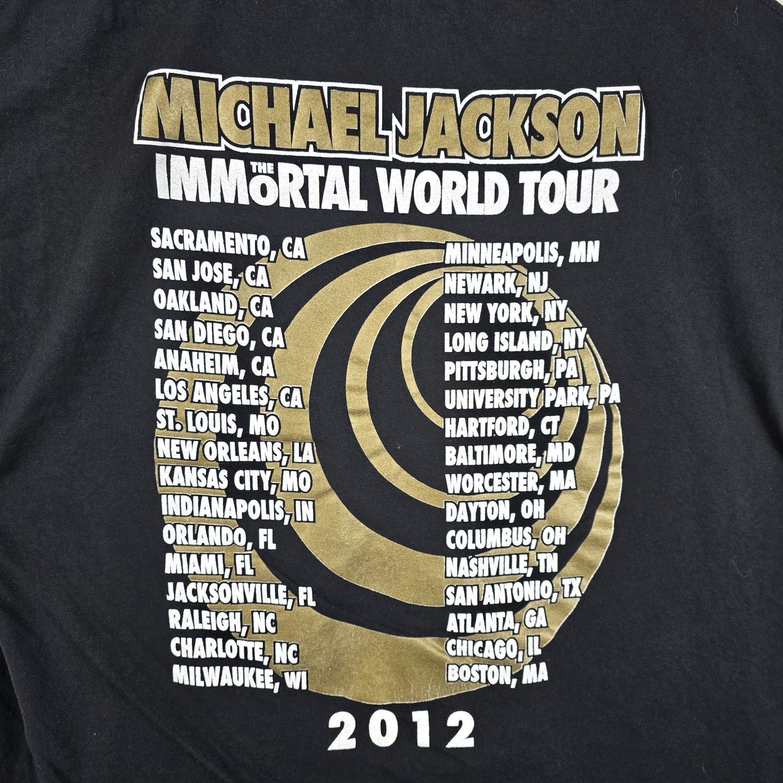 Alstyle Michael Jackson Immortal World Tour Cirque Du Shirt XL Size US XL / EU 56 / 4 - 7 Thumbnail