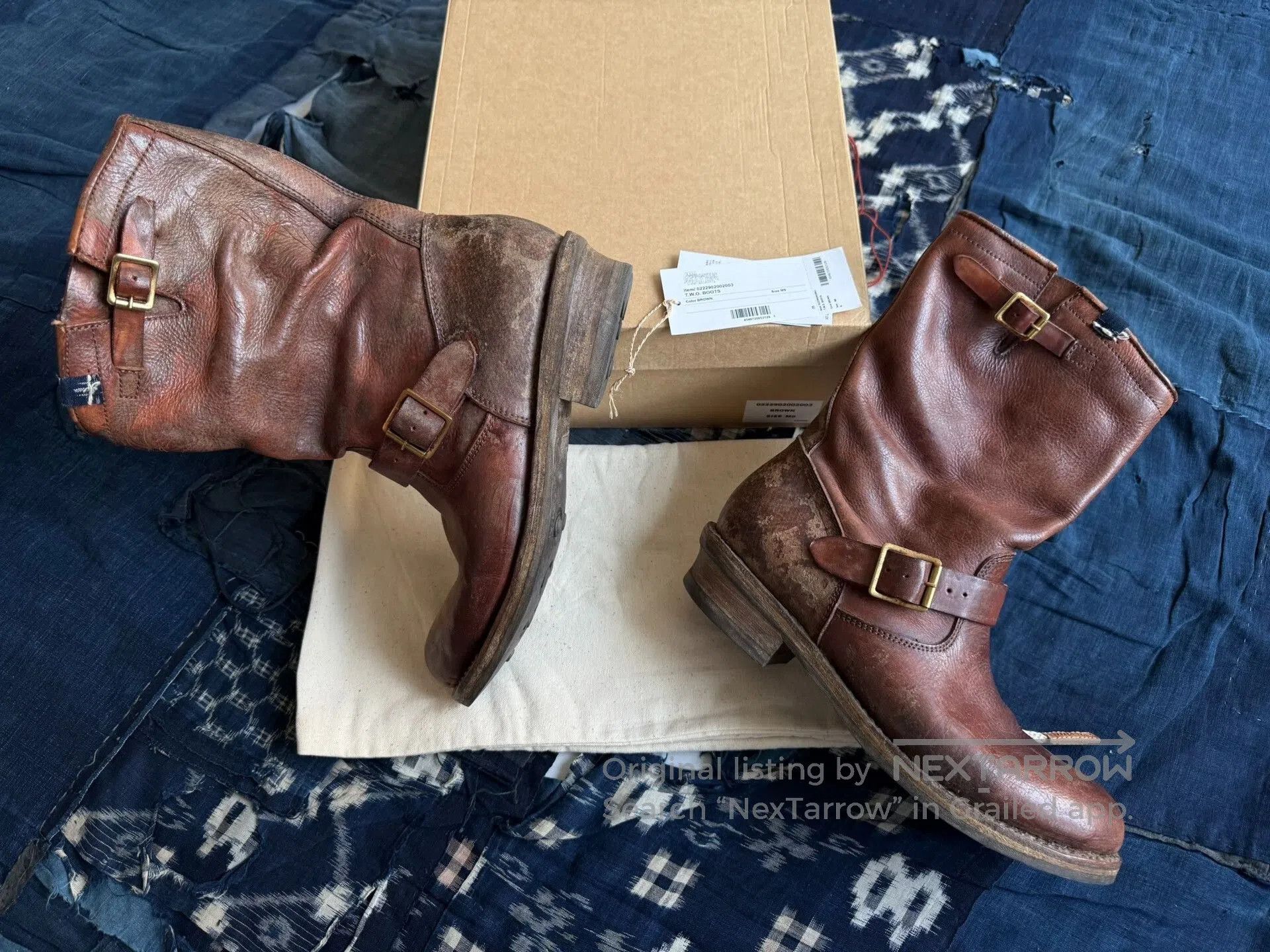Visvim visvim ict t.w.o engineer boots brown. Size US 9 / EU 42 - 1 Thumbnail