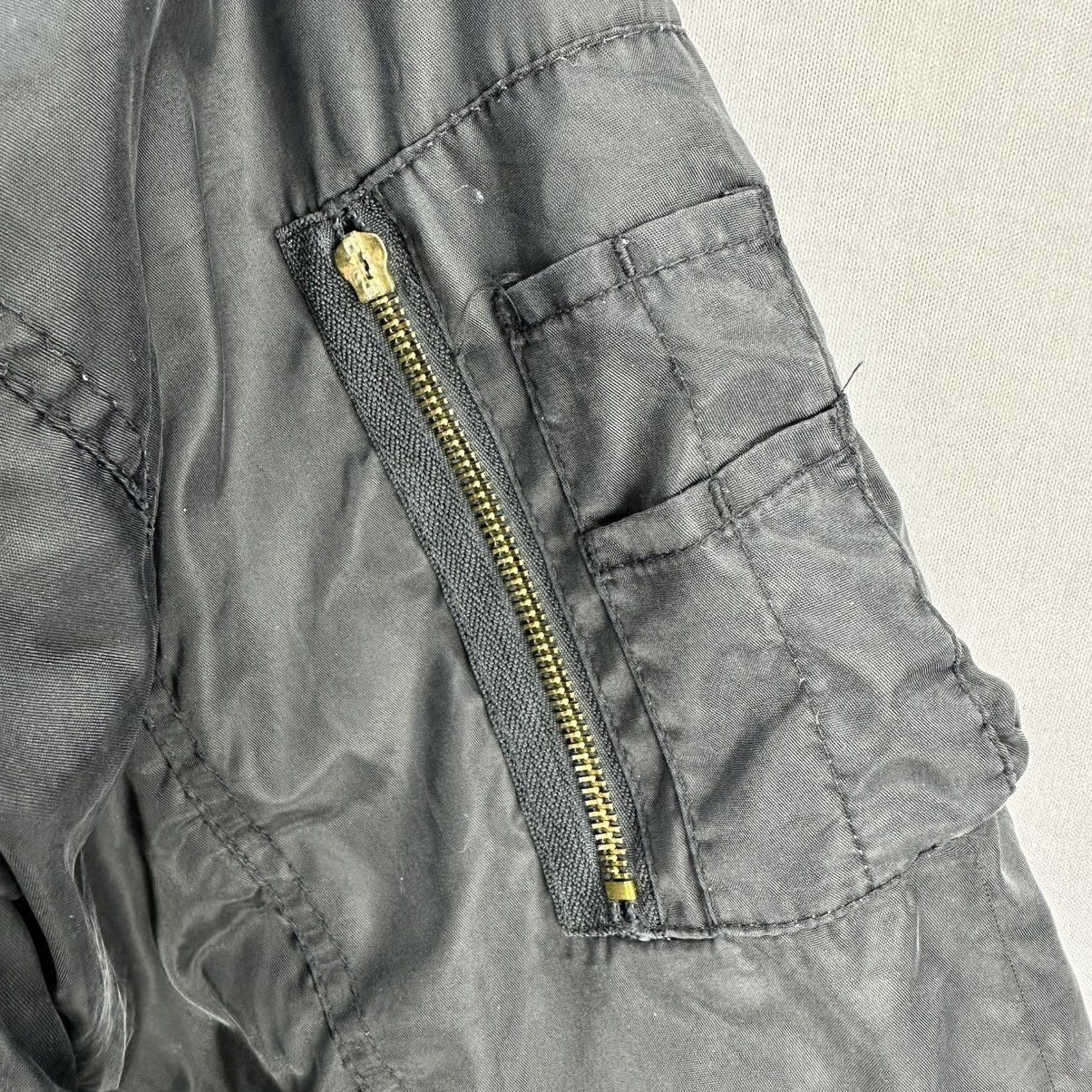 Japanese Brand Vibtage 90's Bomber Jacket Reversible Thrashed Distressed Size US M / EU 48-50 / 2 - 12 Thumbnail