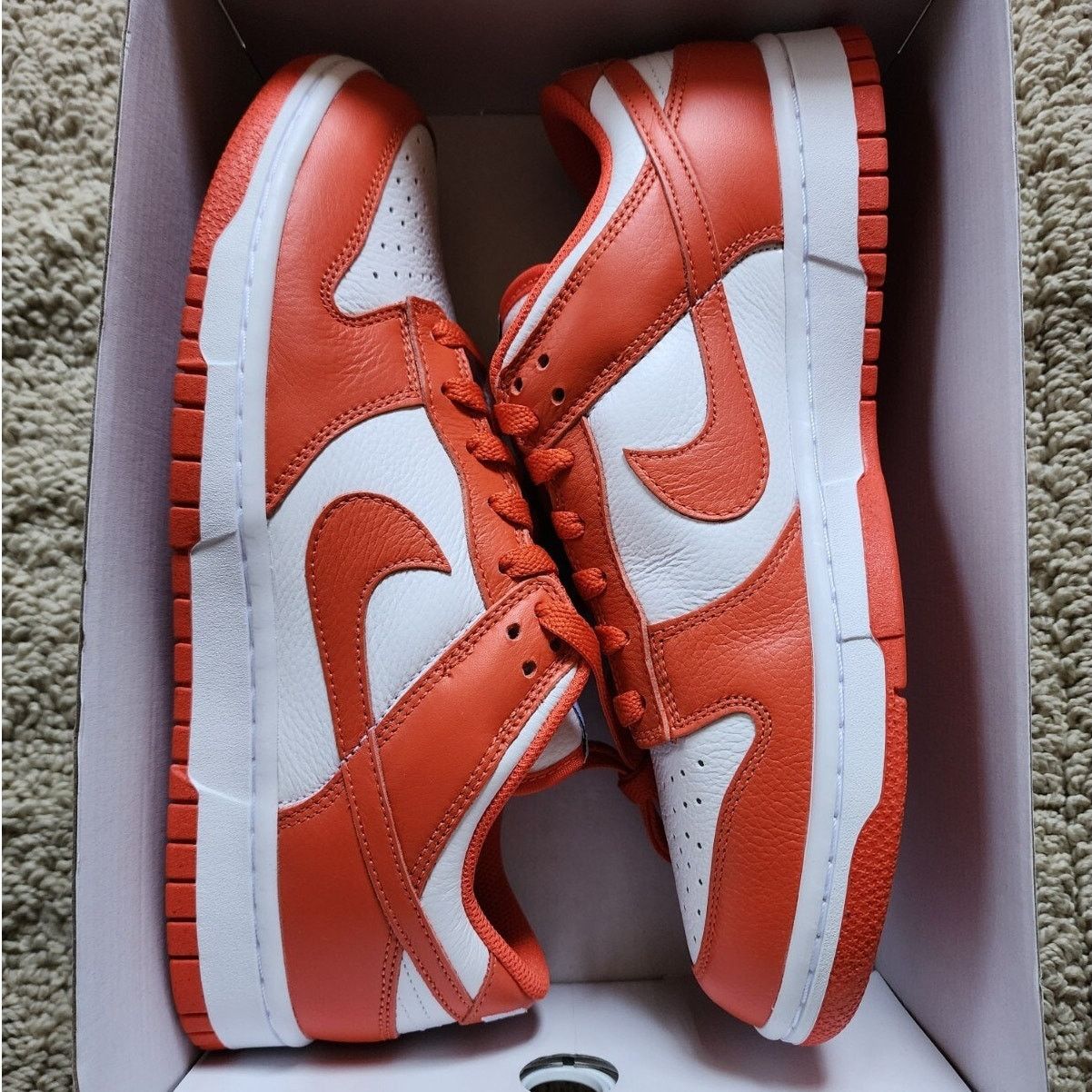 Nike Nike By You Dunk Low Retro Orange White Brand New Sz 9 Size US 9 / EU 42 - 9 Thumbnail