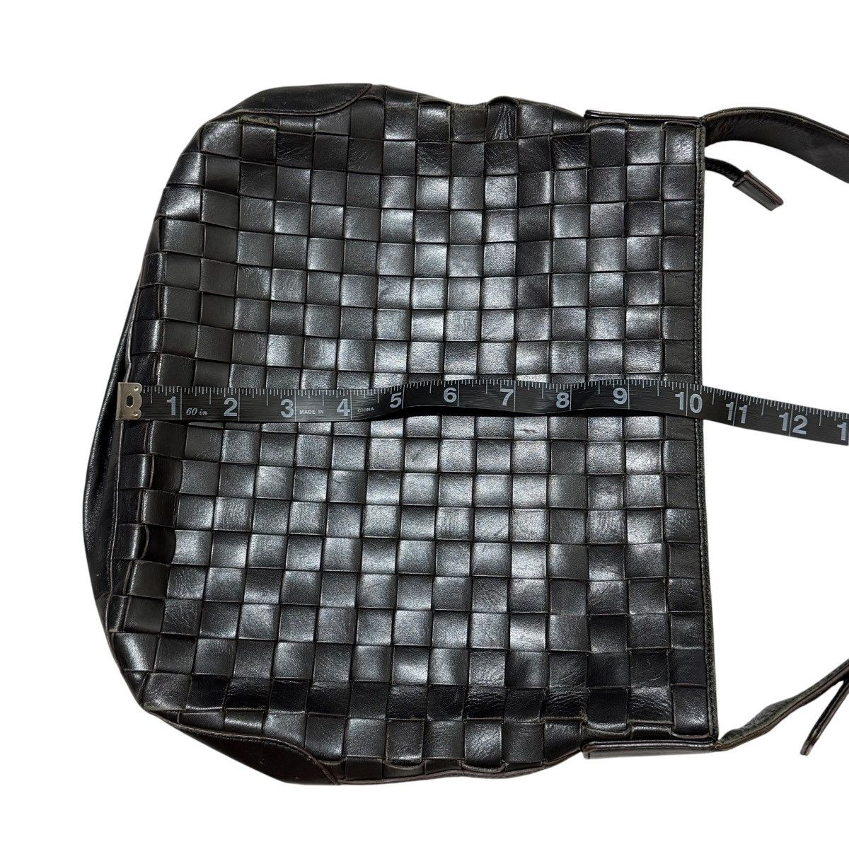 Issey Miyake 762 90s ISSEY MIYAKE IM PRODUCT bag woven leather shoulder Size ONE SIZE - 23 Thumbnail