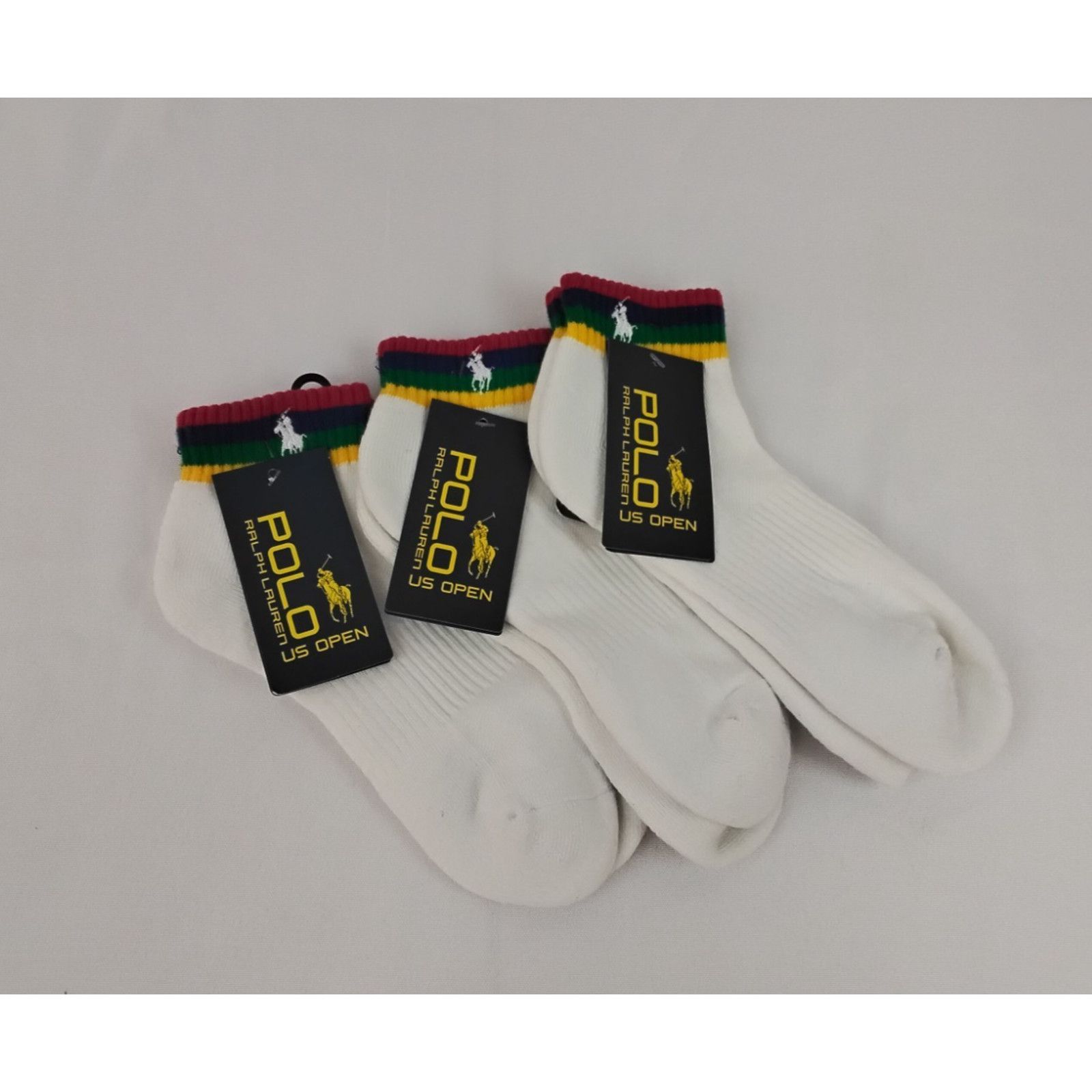 Polo Ralph Lauren Polo Ralph Lauren US Open Socks One Size 3 Pack NWT Size ONE SIZE - 2 Thumbnail