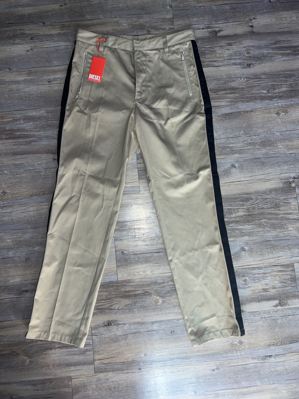 image of Diesel P-Elliot Trousers in Khaki, Men's (Size 33)