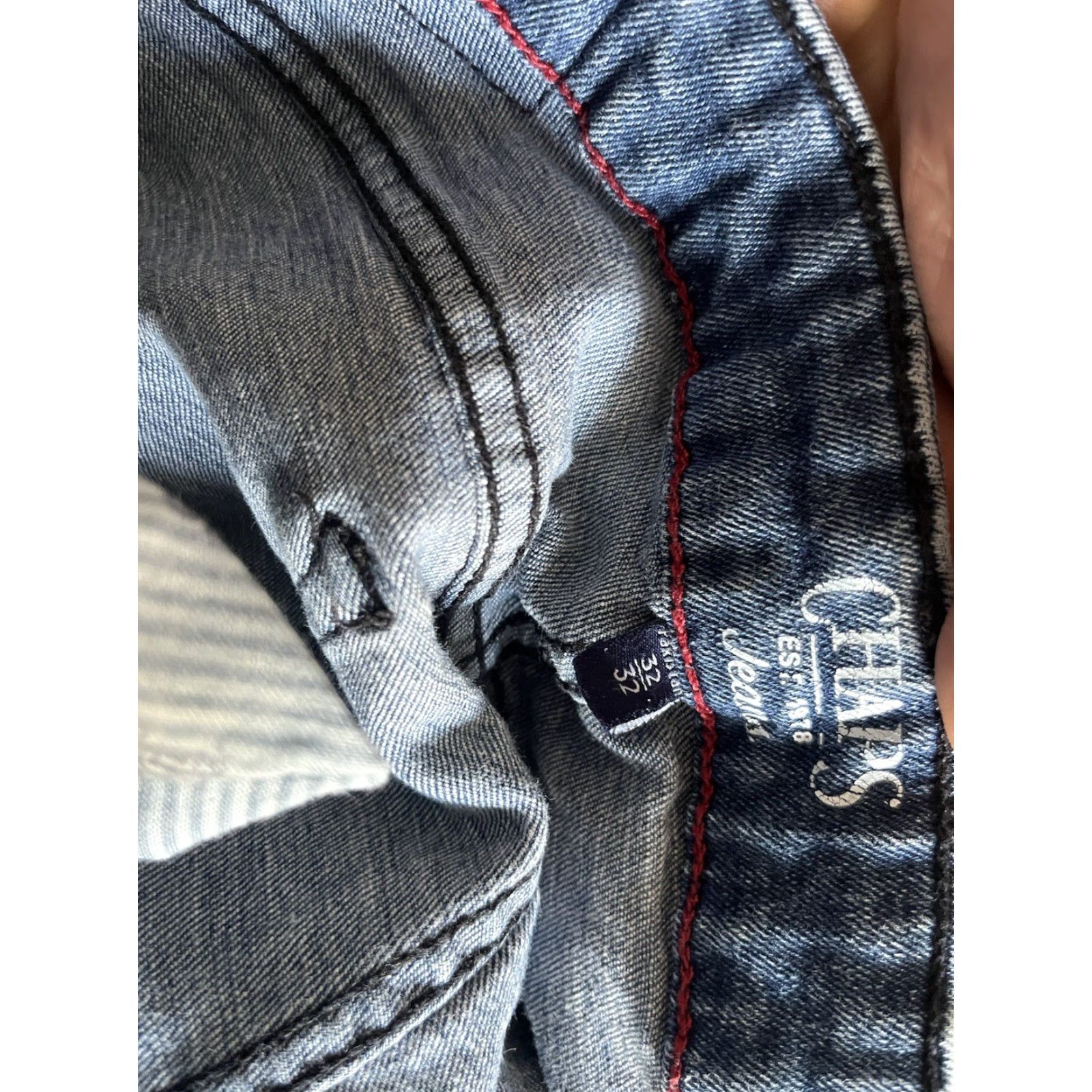 Chaps Chaps Jeans Mens 32x32 Blue Denim Straight Fit Regular 5-Pocket Zipper Button Cotton Cotton Stretch Preppy 90s Vintage Not N/A Size US 32 / EU 48 - 6 Thumbnail