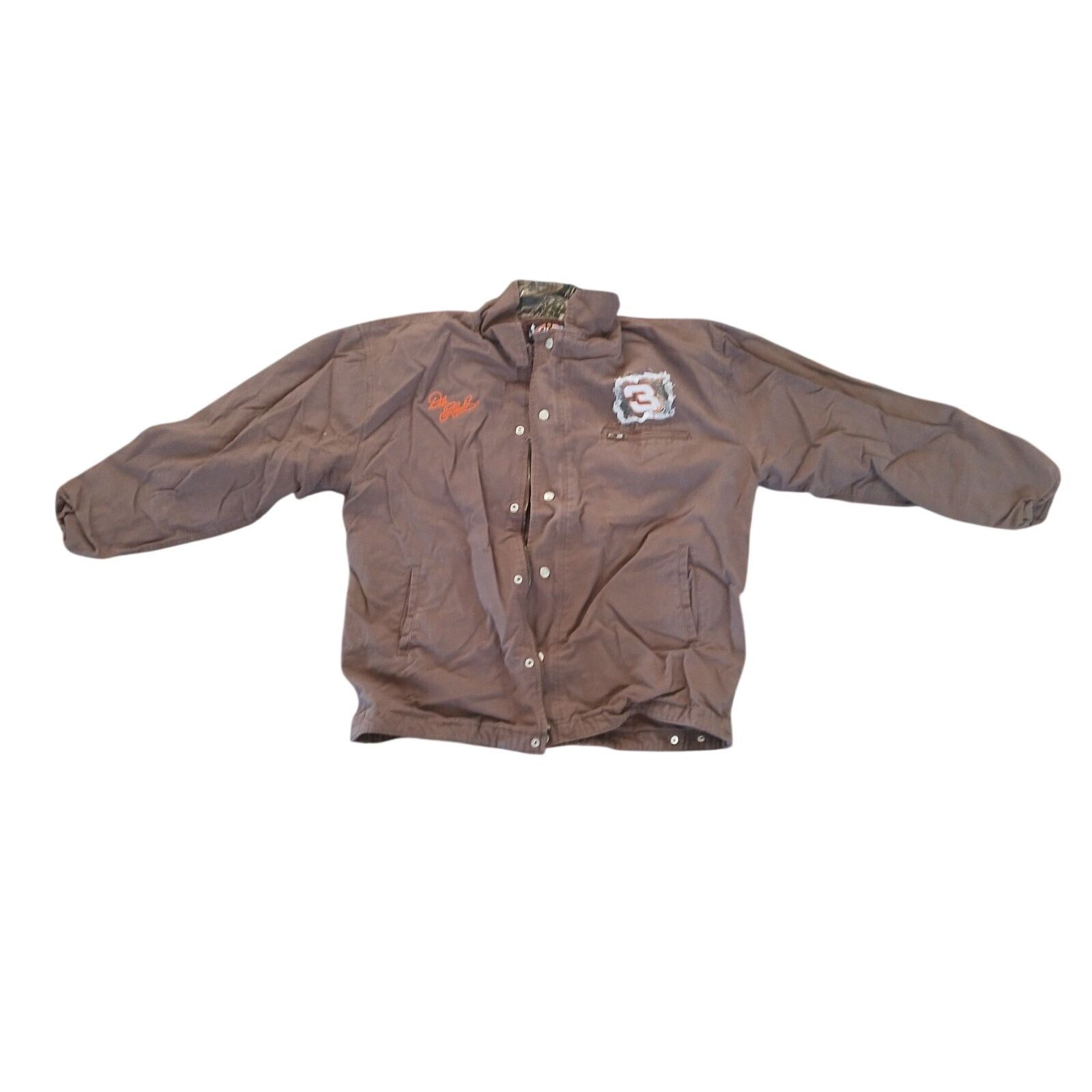 Chase Authentics Dale Earnhardt Sr #3 Duck Canvas NASCAR Work Jacket Men's XL Size US XL / EU 56 / 4 - 1 Thumbnail
