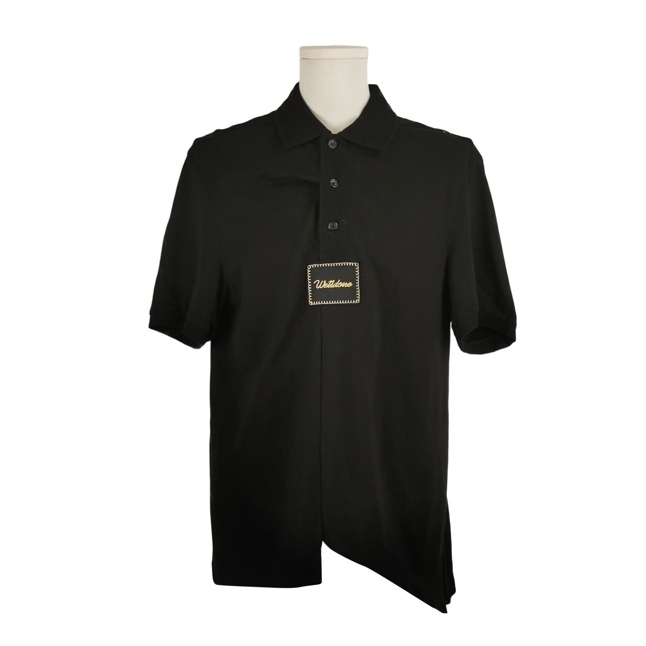 WE11DONE We11done Logo Patch Black Polo Shirt XS Size US XS / EU 42 / 0 - 1 Thumbnail