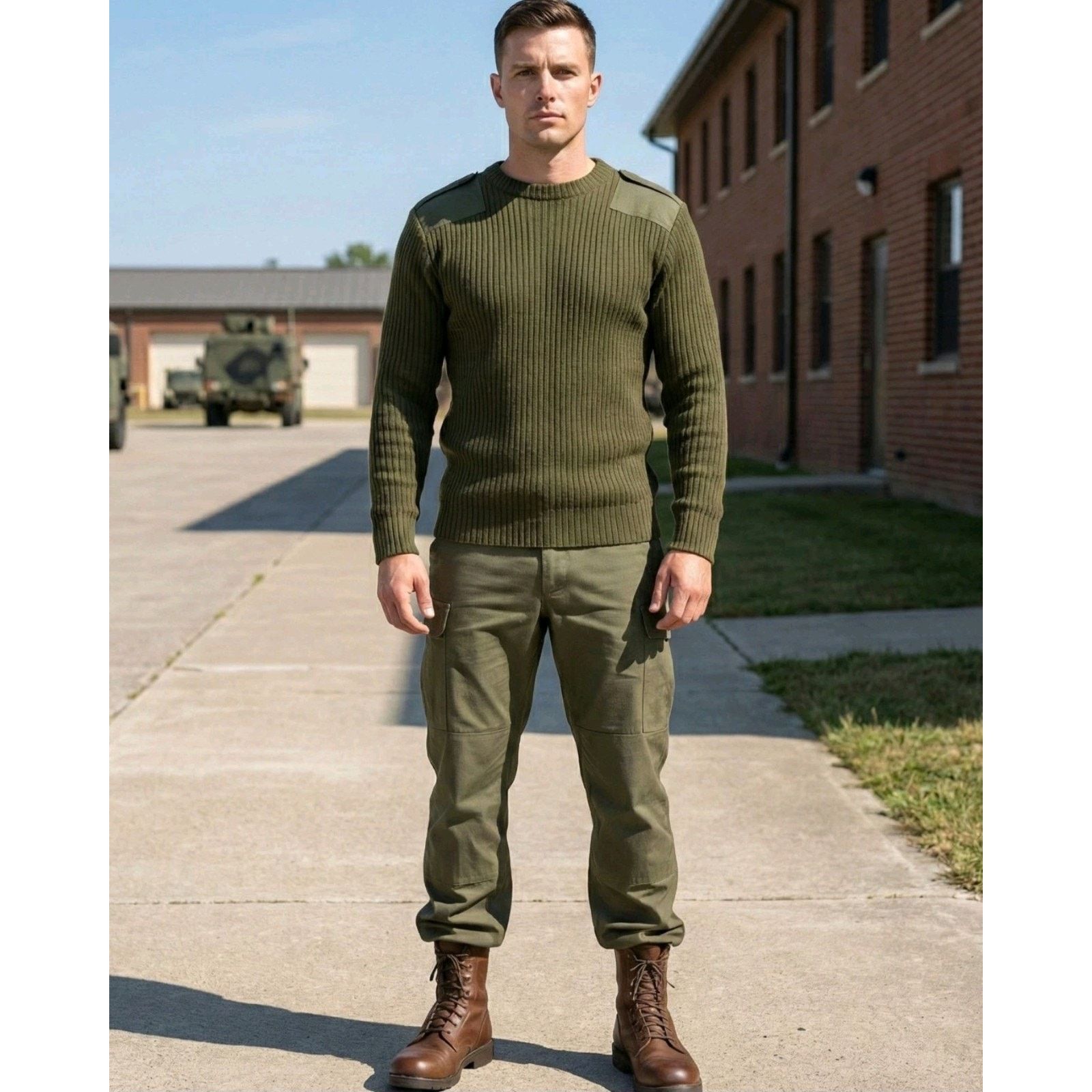 Other DSCP Valor Collection Wool Service Sweater Men's Military 42 Size US XS / EU 42 / 0 - 1 Thumbnail