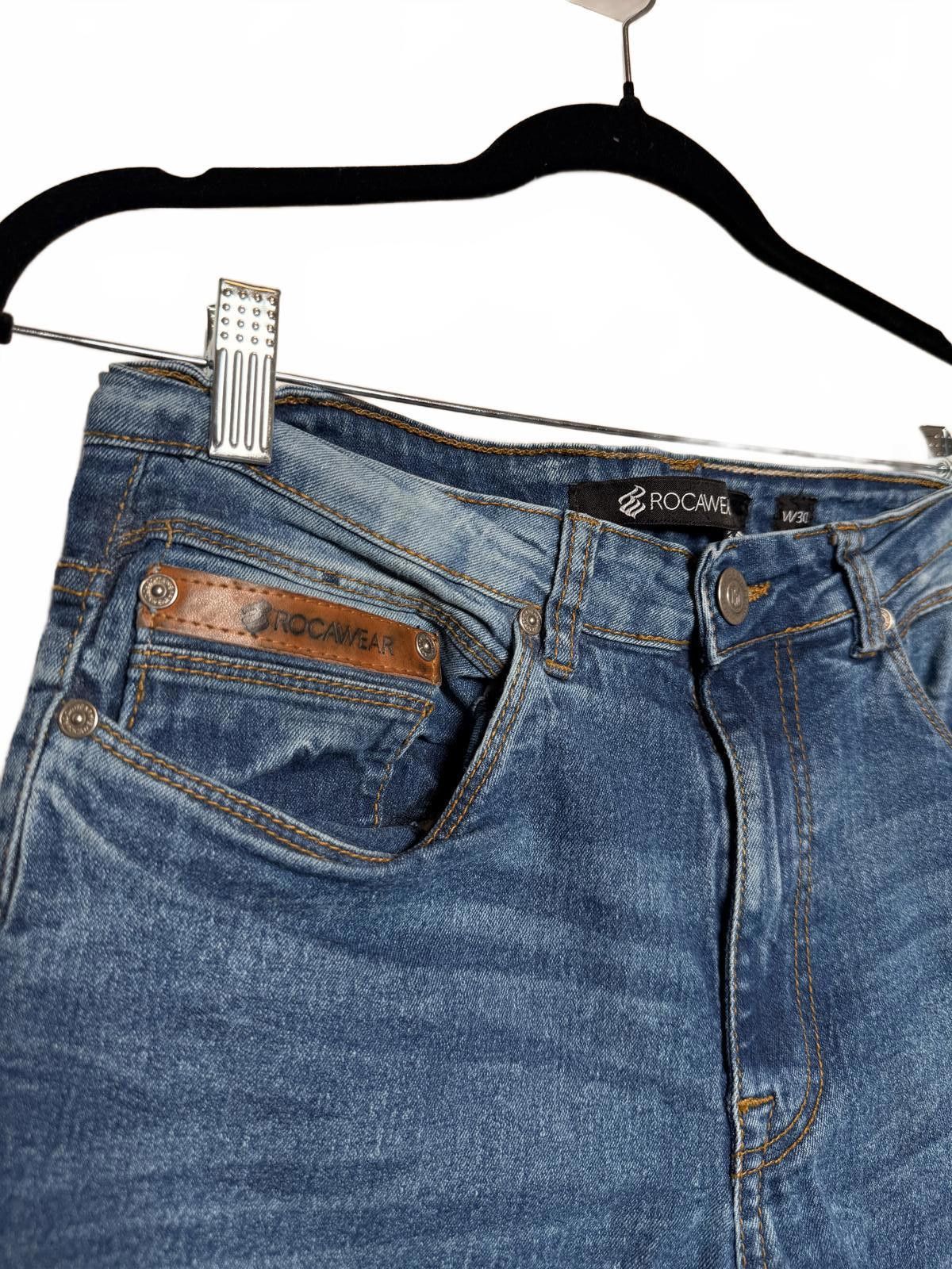 Rocawear Y2K ROCAWEAR Denim Jean Shorts Size 30" / US 8 / IT 44 - 2 Thumbnail