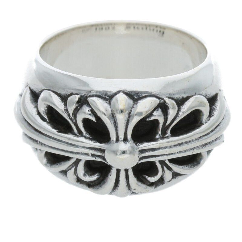 Chrome Hearts Chrome Hearts Floral Cross Silver Ring Size ONE SIZE - 1 Thumbnail
