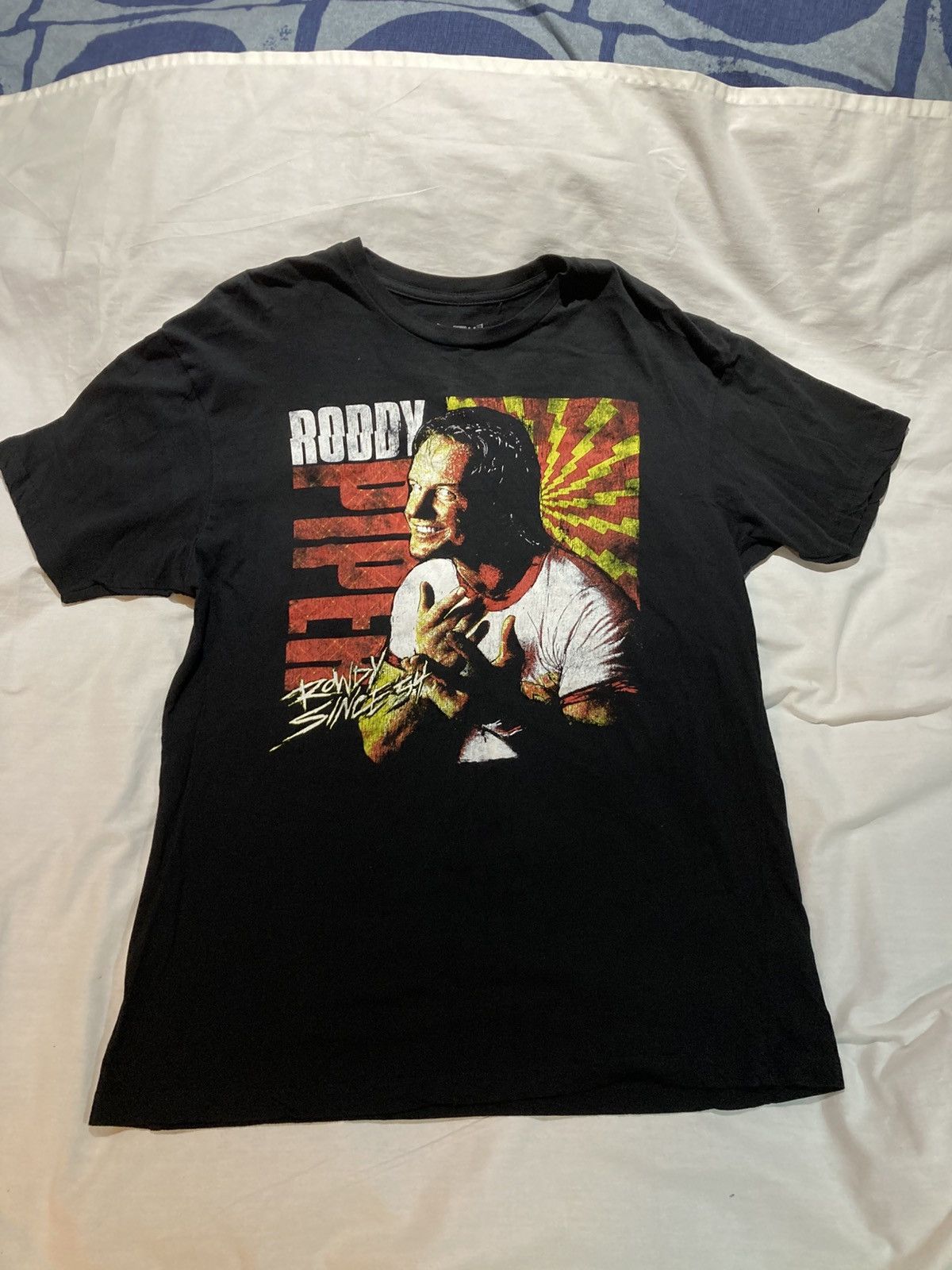 WWF Pro Wrestling Tees Rowdy Roddy Piper T-shirt, Men’s size L Size US L / EU 52-54 / 3 - 1 Thumbnail