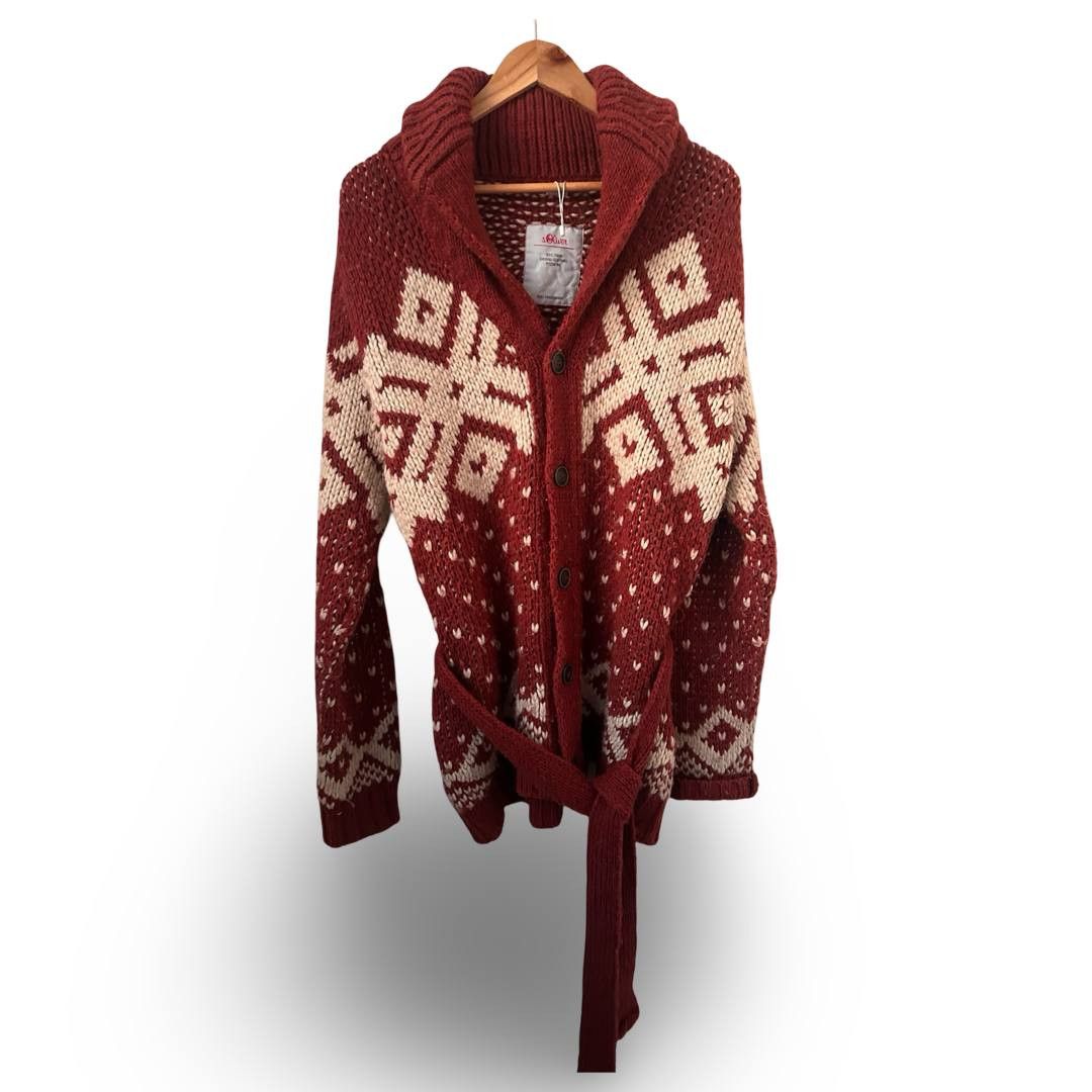 s.Oliver s.Oliver heavy knitted cardigan #864 Size US L / EU 52-54 / 3 - 1 Thumbnail