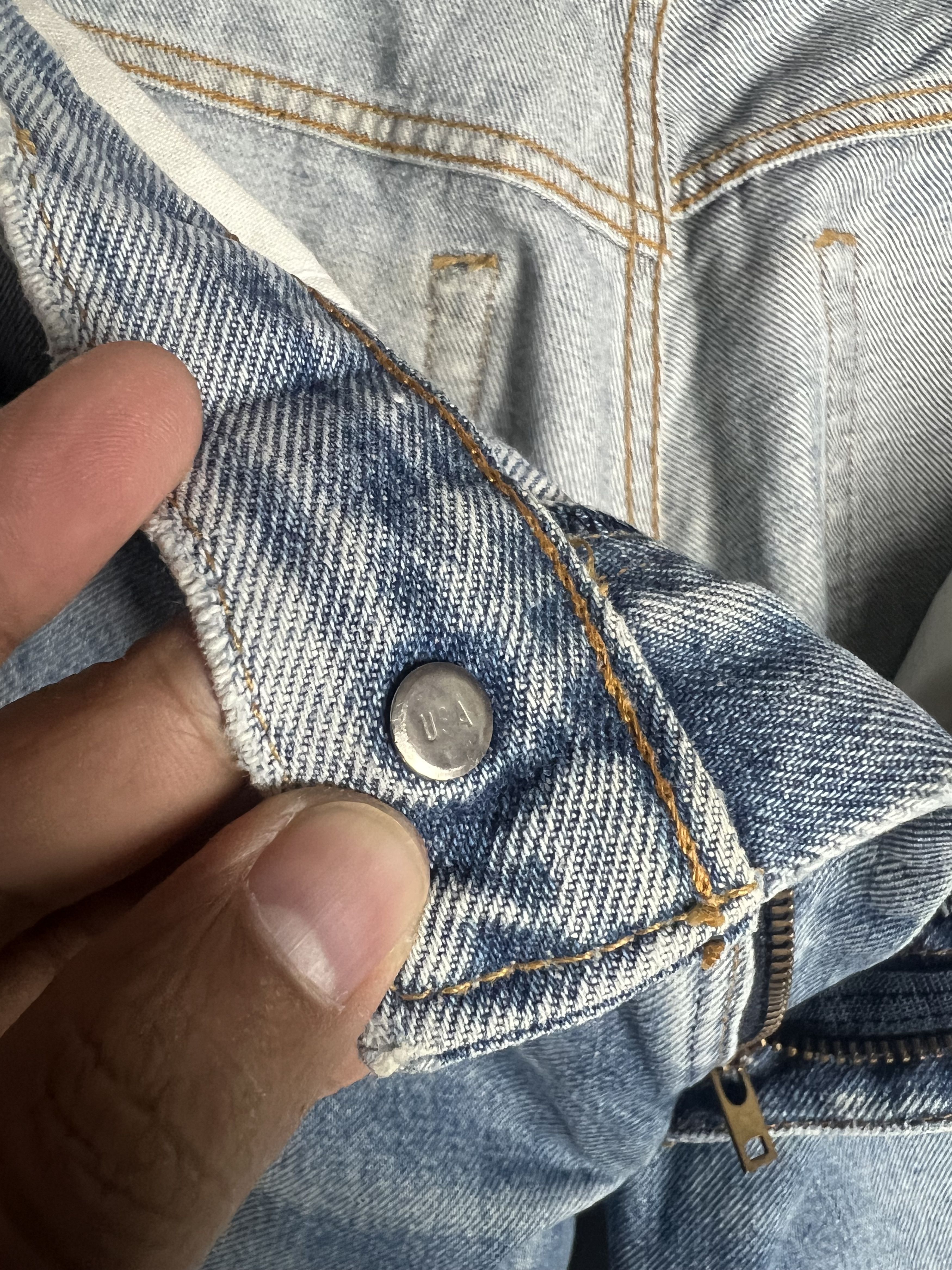 Edwin Vintage Edwin Made in USA Denim Distressed Size US 34 / EU 50 - 19 Thumbnail