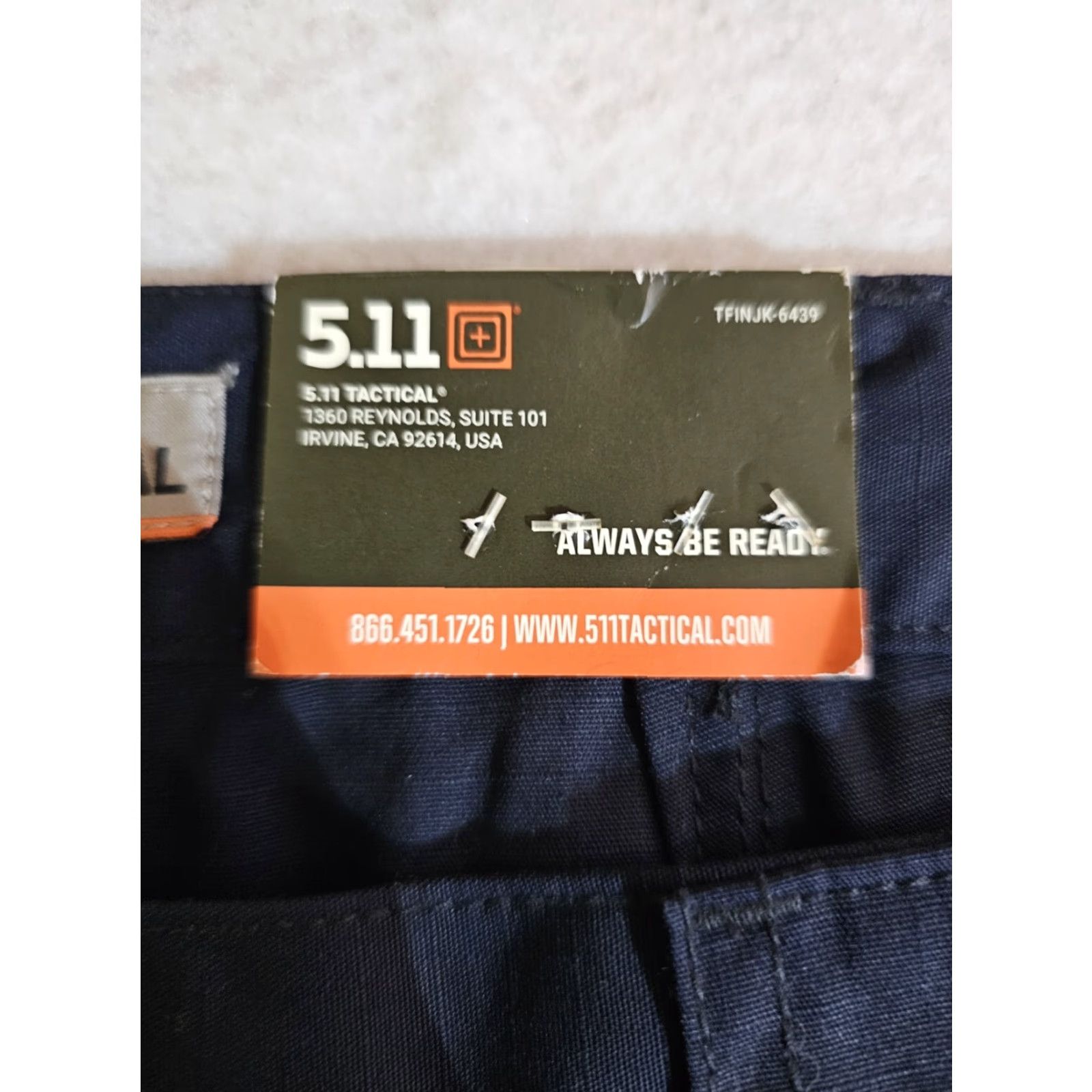 Vintage 5.11 Tactical Pants Womens Sz 20 L Blue Taclite Pro Ripstop Cargo Regular Size 42" / US 20 - 5 Thumbnail