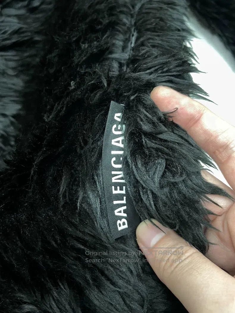 Balenciaga Balenciaga Faux Fur Jacket Size XXS / US 00 / IT 34 - 4 Thumbnail