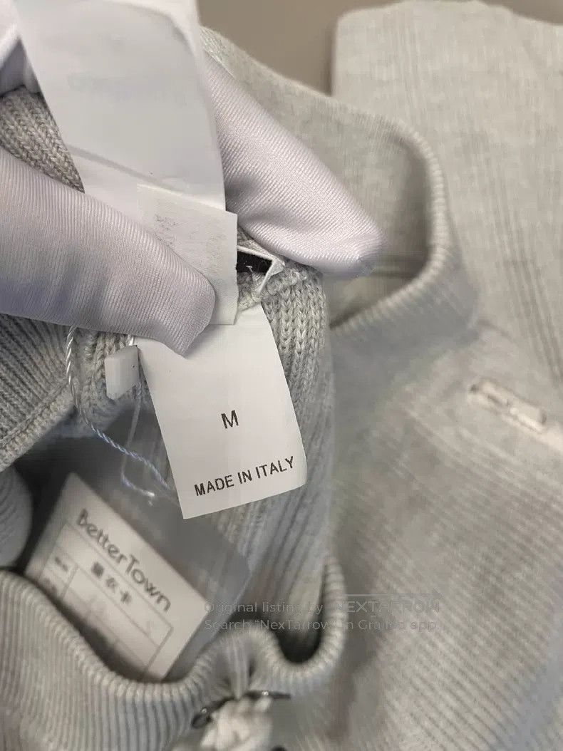 Brunello Cucinelli Brunello Cucinelli size M Gray Cotton Mid-Length Trousers Size 22" - 4 Thumbnail