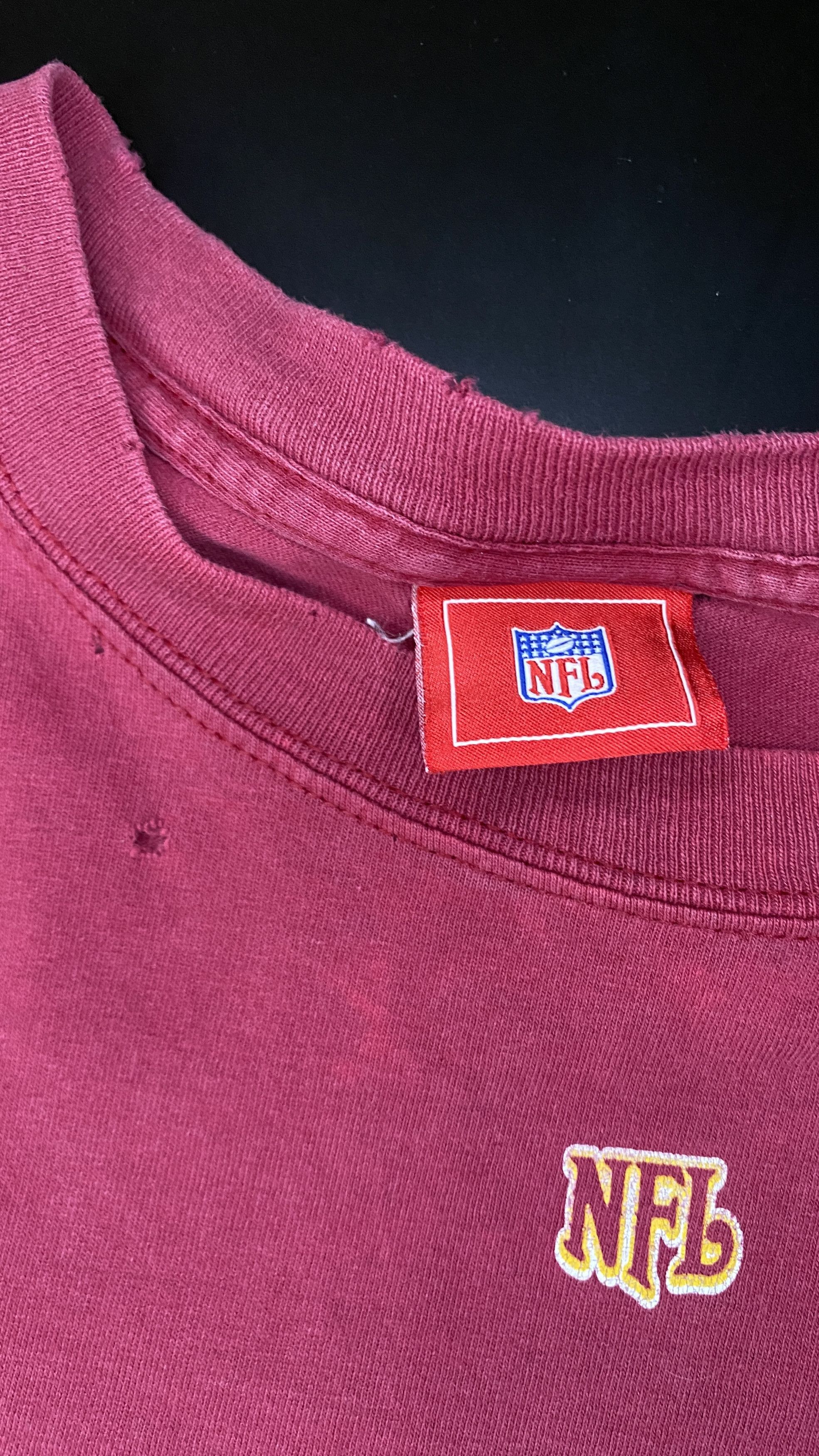 Vintage Vintage 90s Washington Redskins Big Spellout T-Shirt Size US L / EU 52-54 / 3 - 4 Thumbnail