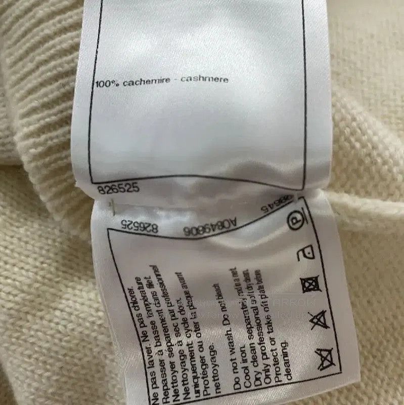 Chanel Chanel Cream Cashmere Women's Sweater . Size L / US 10 / IT 46 - 5 Thumbnail
