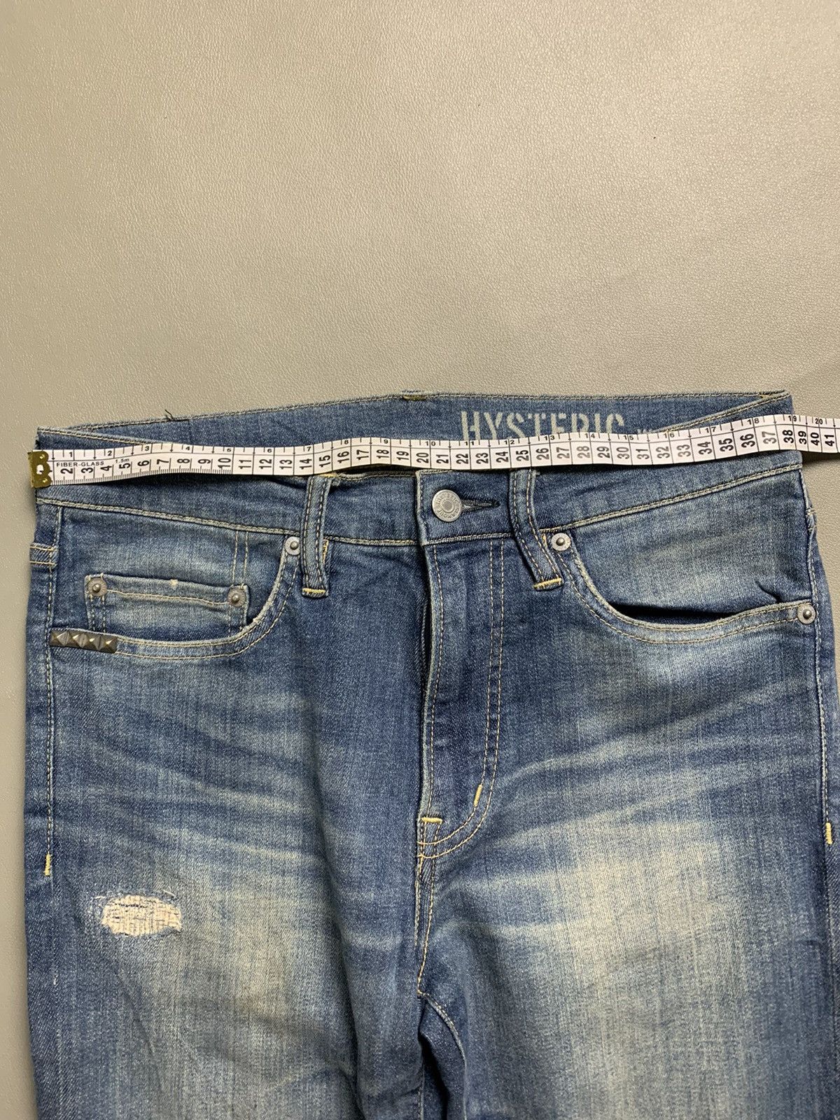 Hysteric Glamour × Japanese Brand × Vintage hysteric glamour ripped skiny jeans Size US 28 / EU 44 - 18 Thumbnail