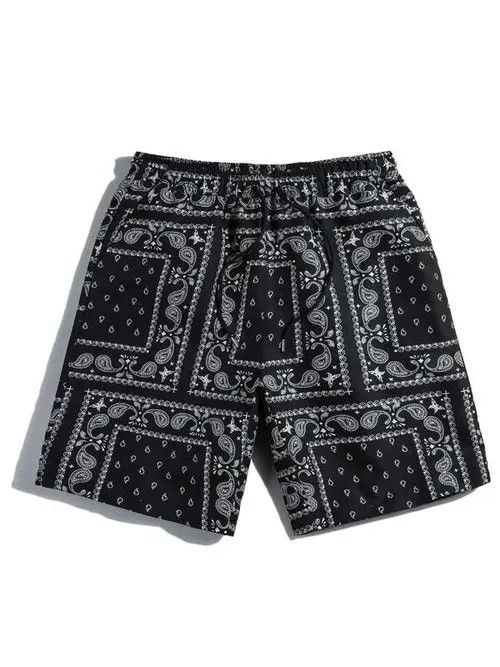 Japanese Brand Print Y2k Shorts DRIP summer Size US 34 / EU 50 - 1 Thumbnail