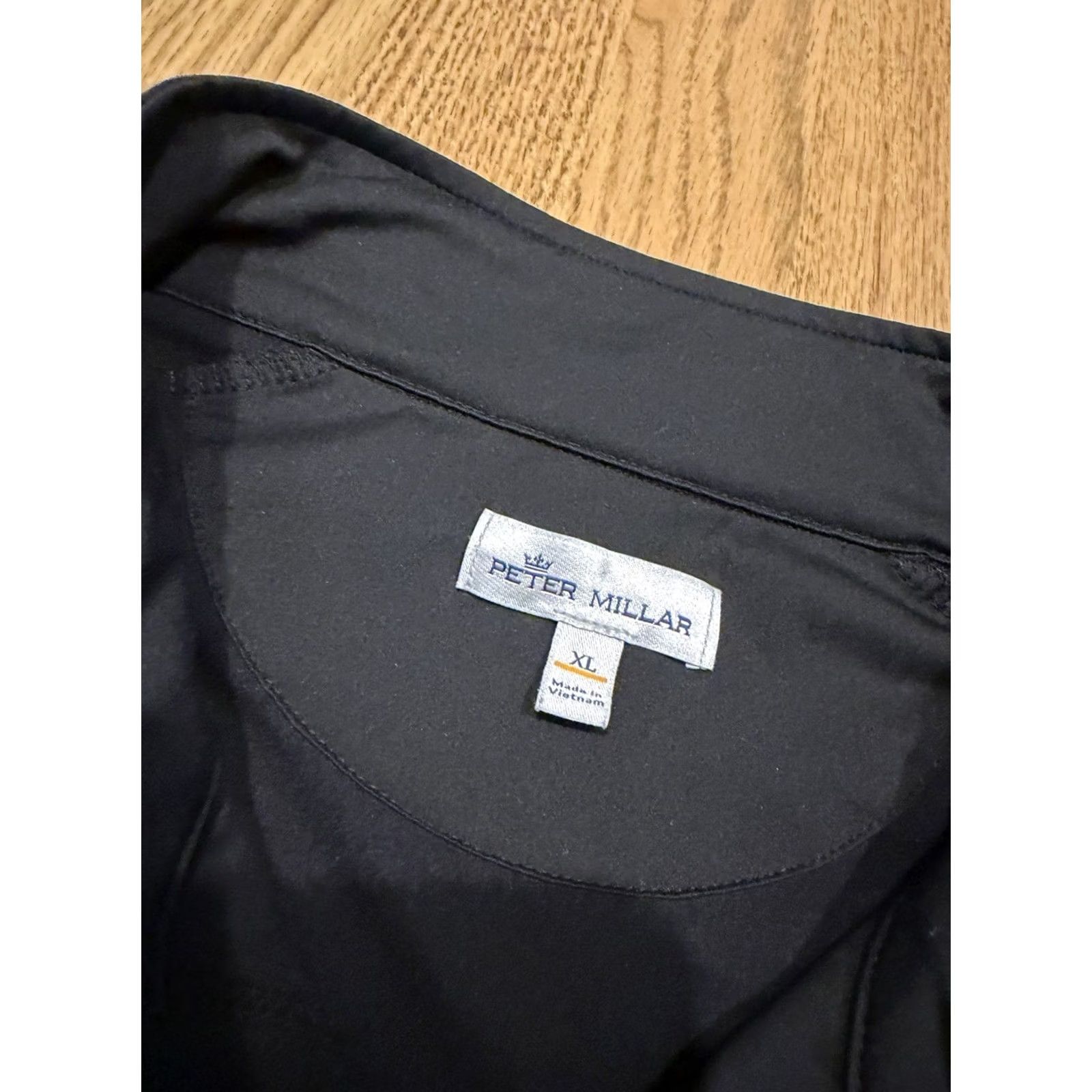 Peter Millar Peter Millar Fleece Jacket Men’s Size XL Black Full Zip Sweater Whisper Rock Size US XL / EU 56 / 4 - 4 Thumbnail