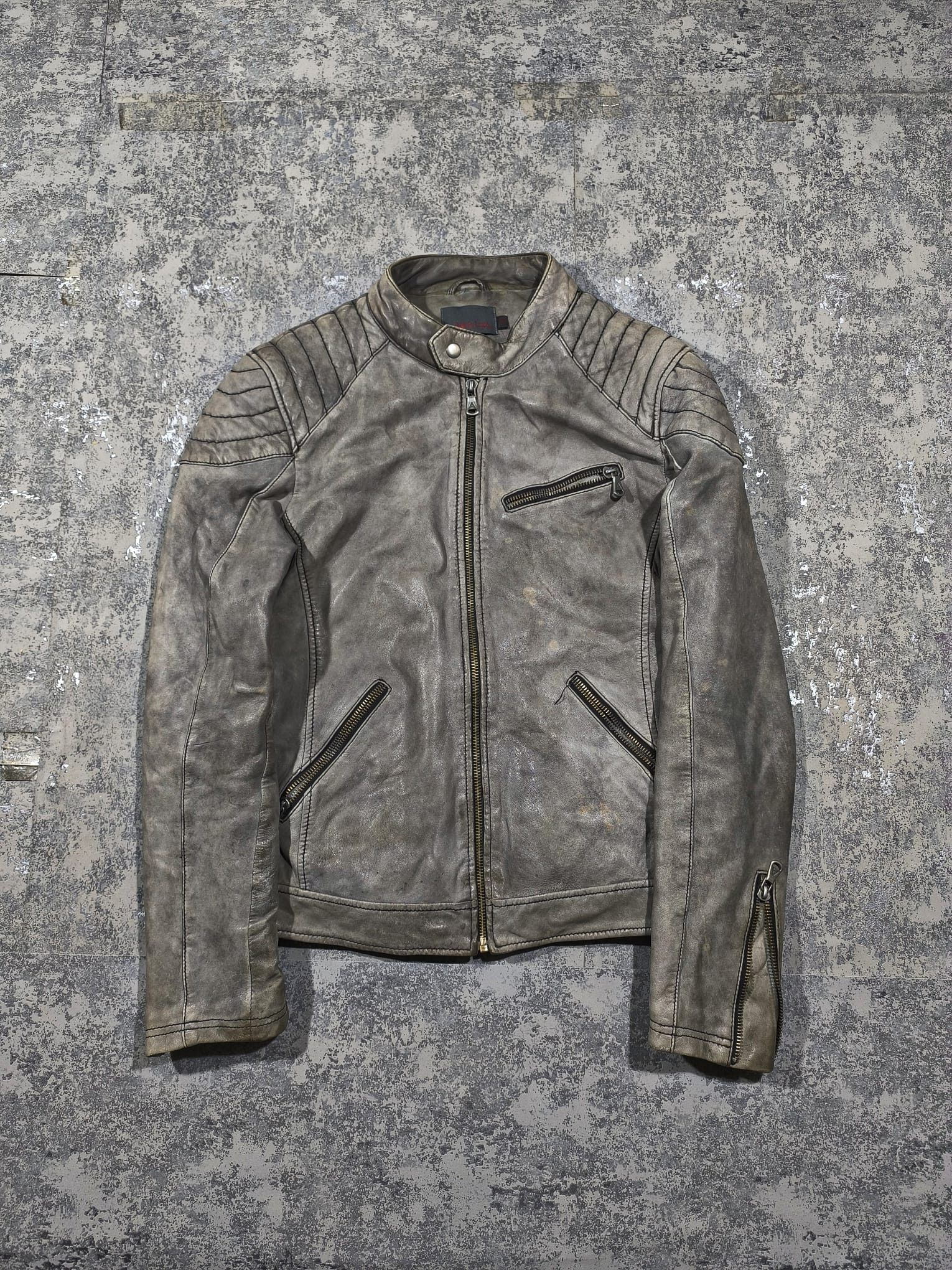 Hysteric Glamour trashy leather vtg moto jacket avantgarde rick owens Size US L / EU 52-54 / 3 - 1 Thumbnail