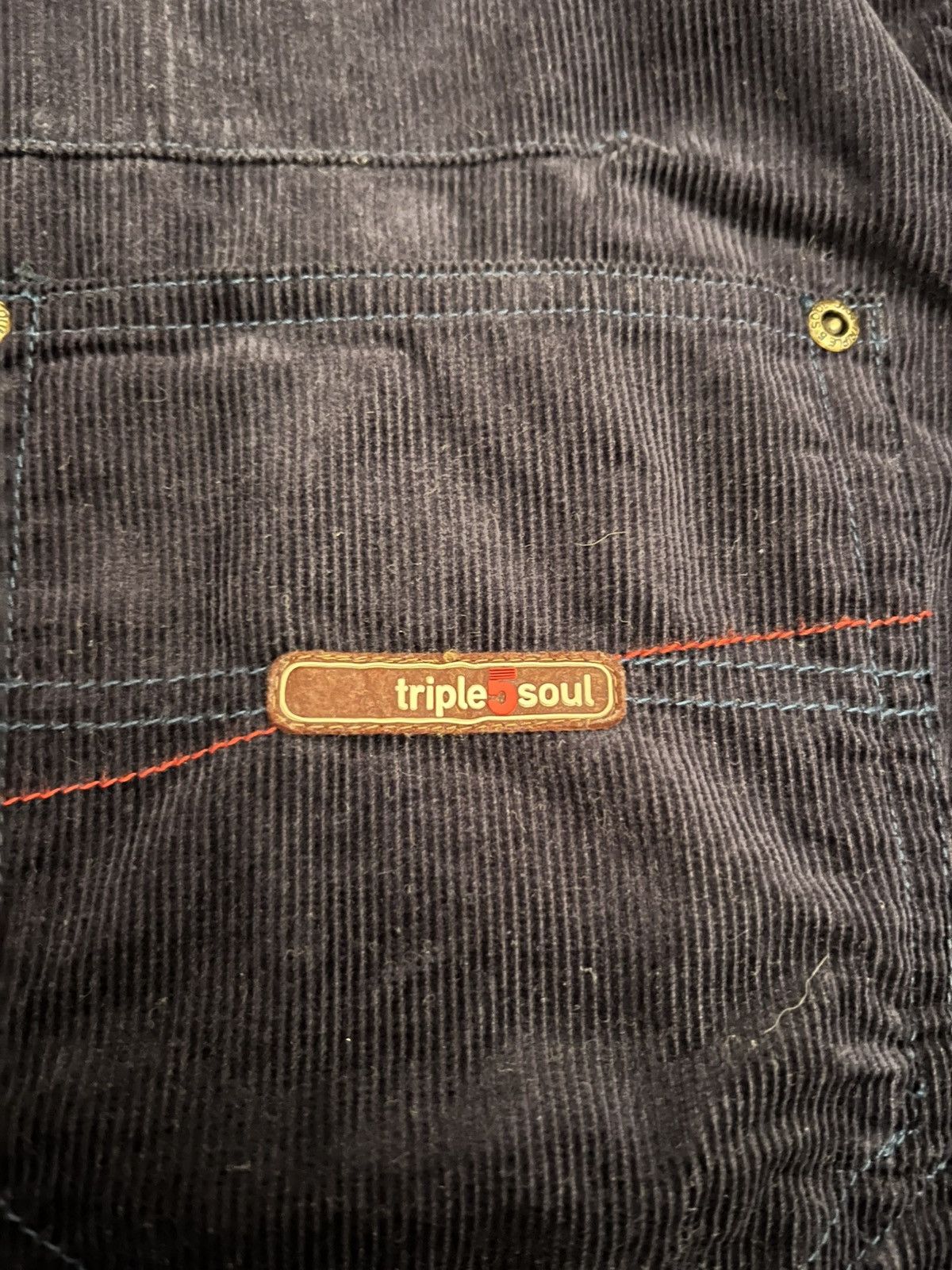 Triple 5 Soul Vintage Triple 5 Soul Corduroy Trucker Jacket Size US XL / EU 56 / 4 - 5 Thumbnail