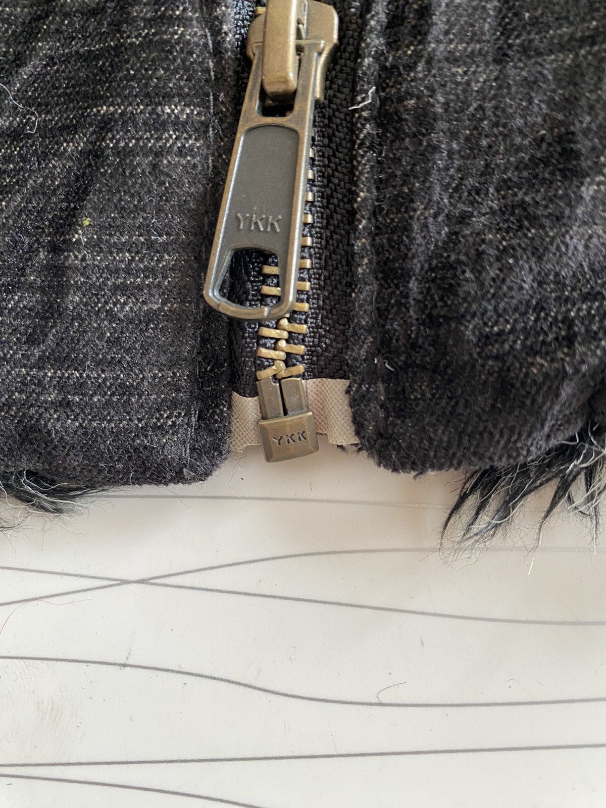 14th Addiction JAPANESE SMITH’S FUR JACKET MULTI ZIPPER GHOTIC PUNK Size US L / EU 52-54 / 3 - 8 Thumbnail