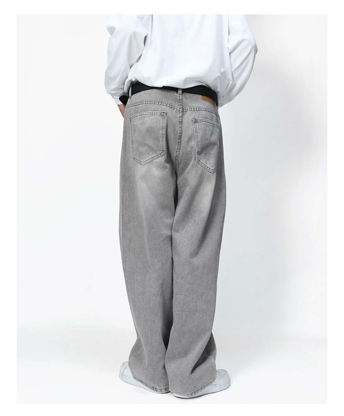 retro washed faded skate hiphop jeans