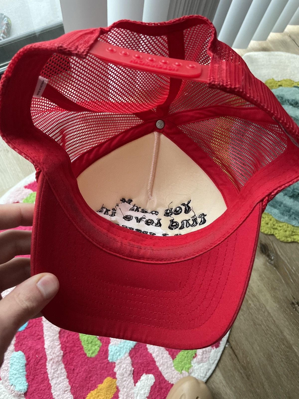 Wish Me Luck Wish me luck You can’t find love in Hollywood trucker Size ONE SIZE - 5 Thumbnail