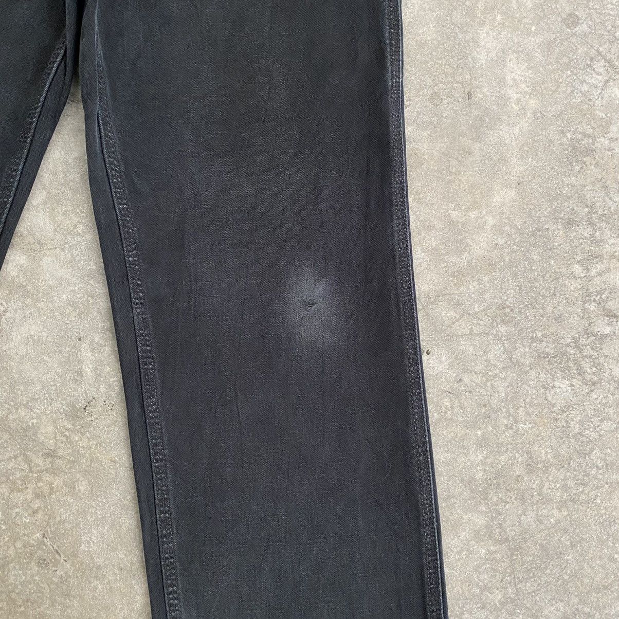 Carhartt Vintage Carhartt Faded Black Ripped Carpenter Work Pants Size US 32 / EU 48 - 8 Thumbnail