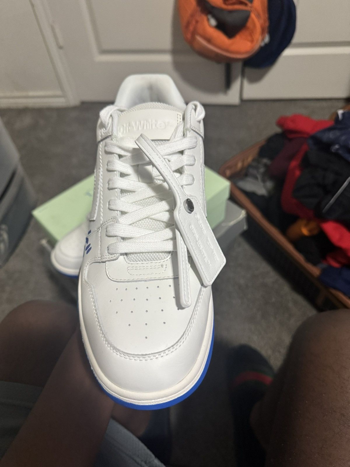 Off-White Off-White Out of Office 'For Walking - White Blue' Size US 10.5 / EU 43-44 - 13 Thumbnail