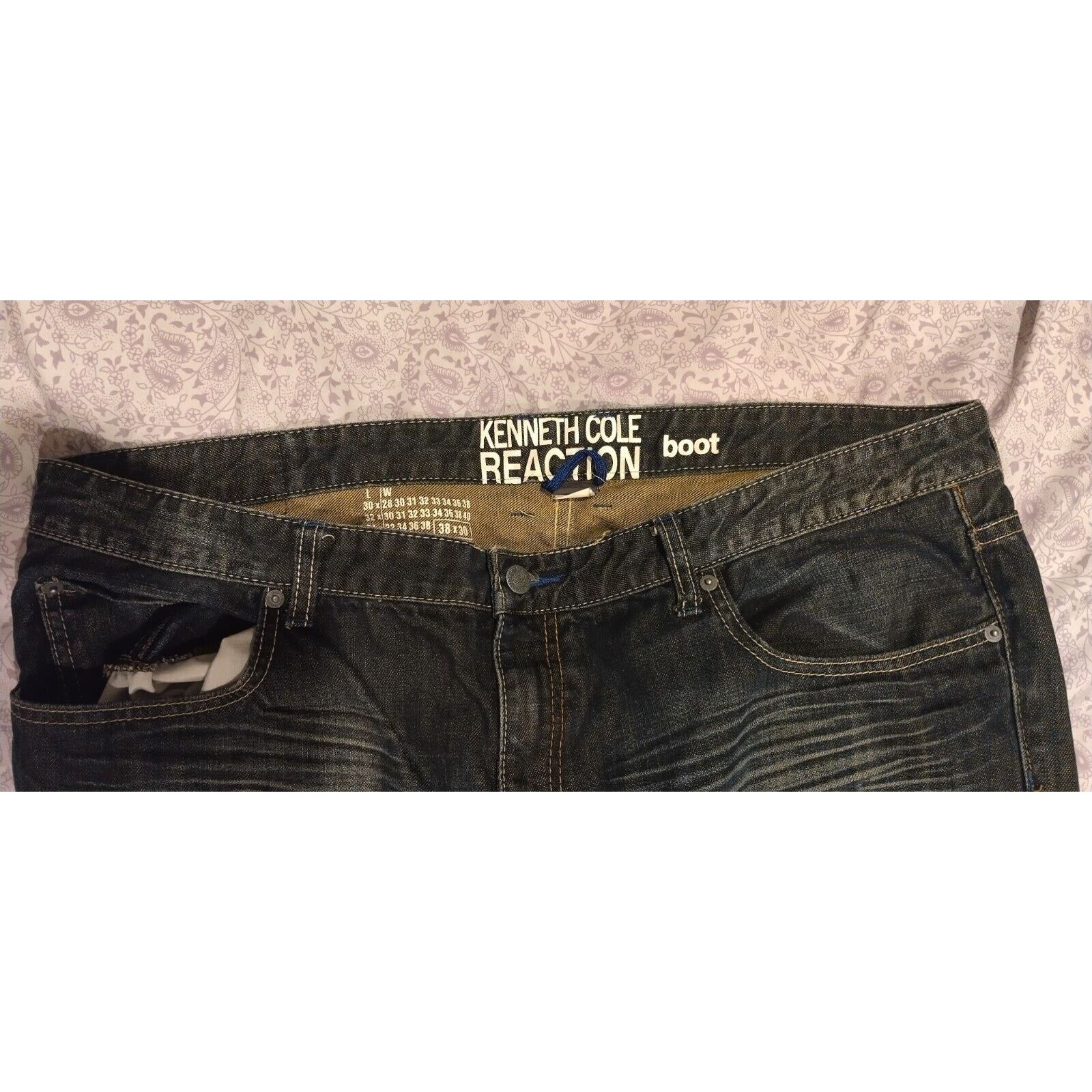 Kenneth Cole Kenneth Cole Reaction Jeans 38×32 Slim Straight Cut Denim Size US 38 / EU 54 - 1 Thumbnail