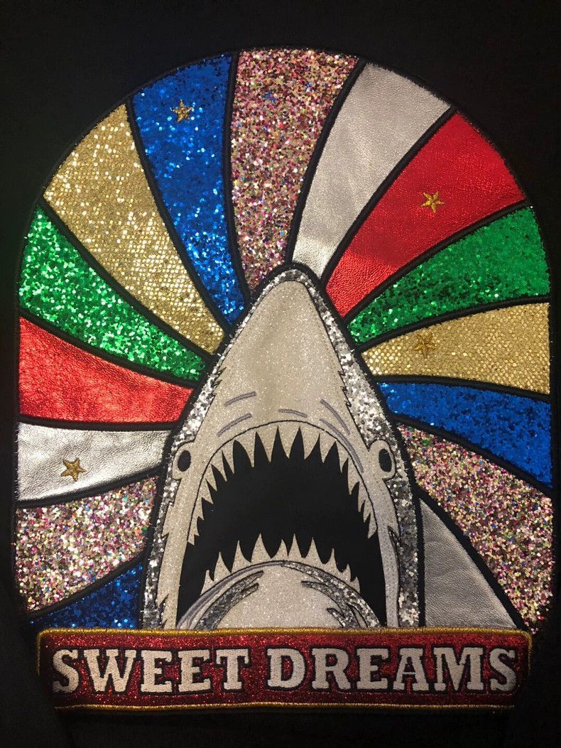 Saint Laurent Paris Saint Laurent Paris Sparkling Shark Hoodie-2506 Size US XS / EU 42 / 0 - 2 Thumbnail