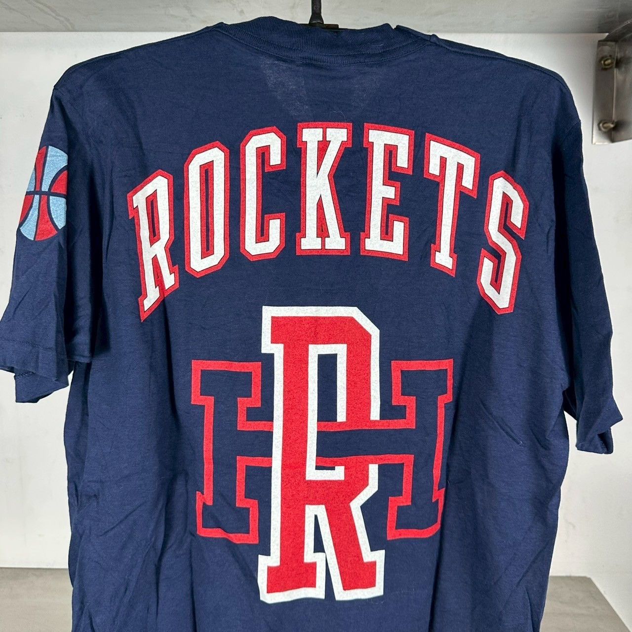 NBA × Pro Player × Vintage Vintage 90s Houston Rockets Double Sided NBA Deadstock Tee Size US L / EU 52-54 / 3 - 3 Thumbnail