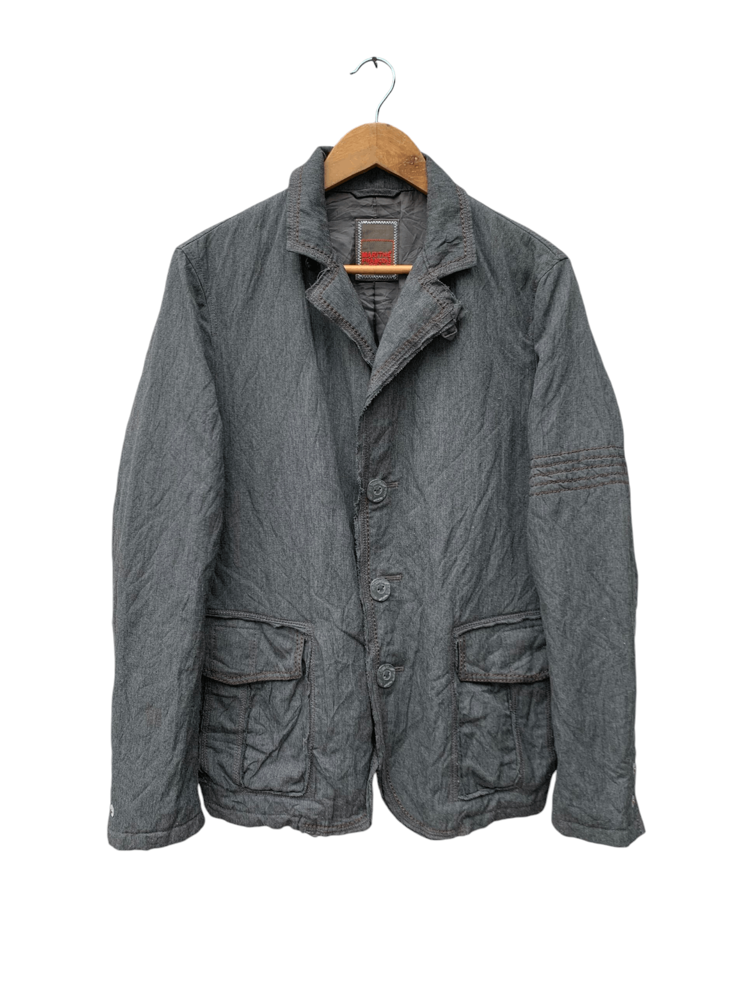 Marithe + Francois Girbaud Vintage Marithe Francois Girbaud Button Jacket Size US S / EU 44-46 / 1 - 1 Thumbnail