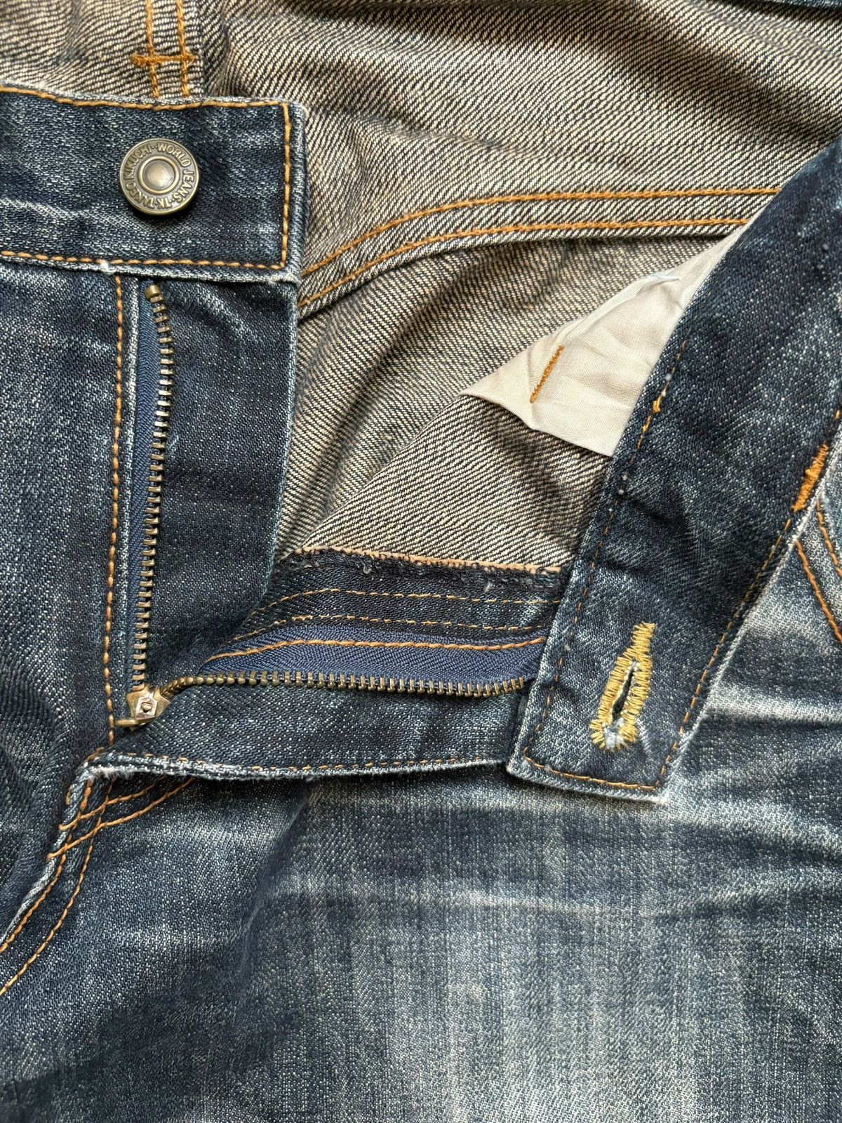 Takeo Kikuchi Vintage Takeo Kikuchi Mud Wash Carpenter Distressed Jeans Size US 33 - 9 Thumbnail