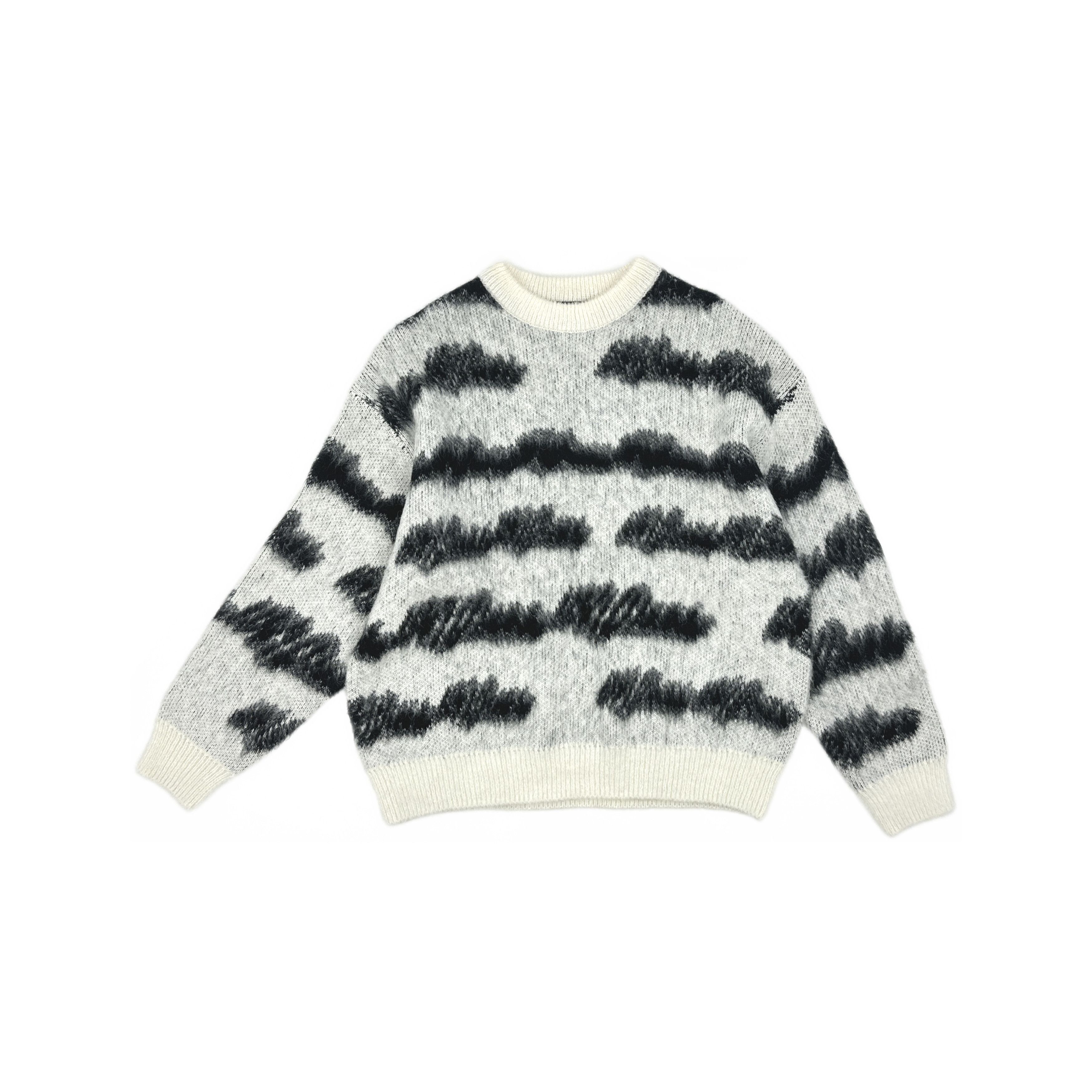 WE11DONE WE11DONE Striped Mohair Sweater Size M Size US M / EU 48-50 / 2 - 1 Thumbnail