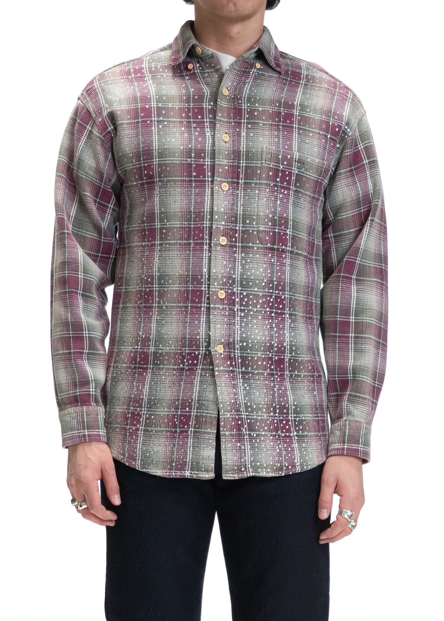 Other Nothing Grows Overnight Studded Shirt Size US S / EU 44-46 / 1 - 1 Thumbnail