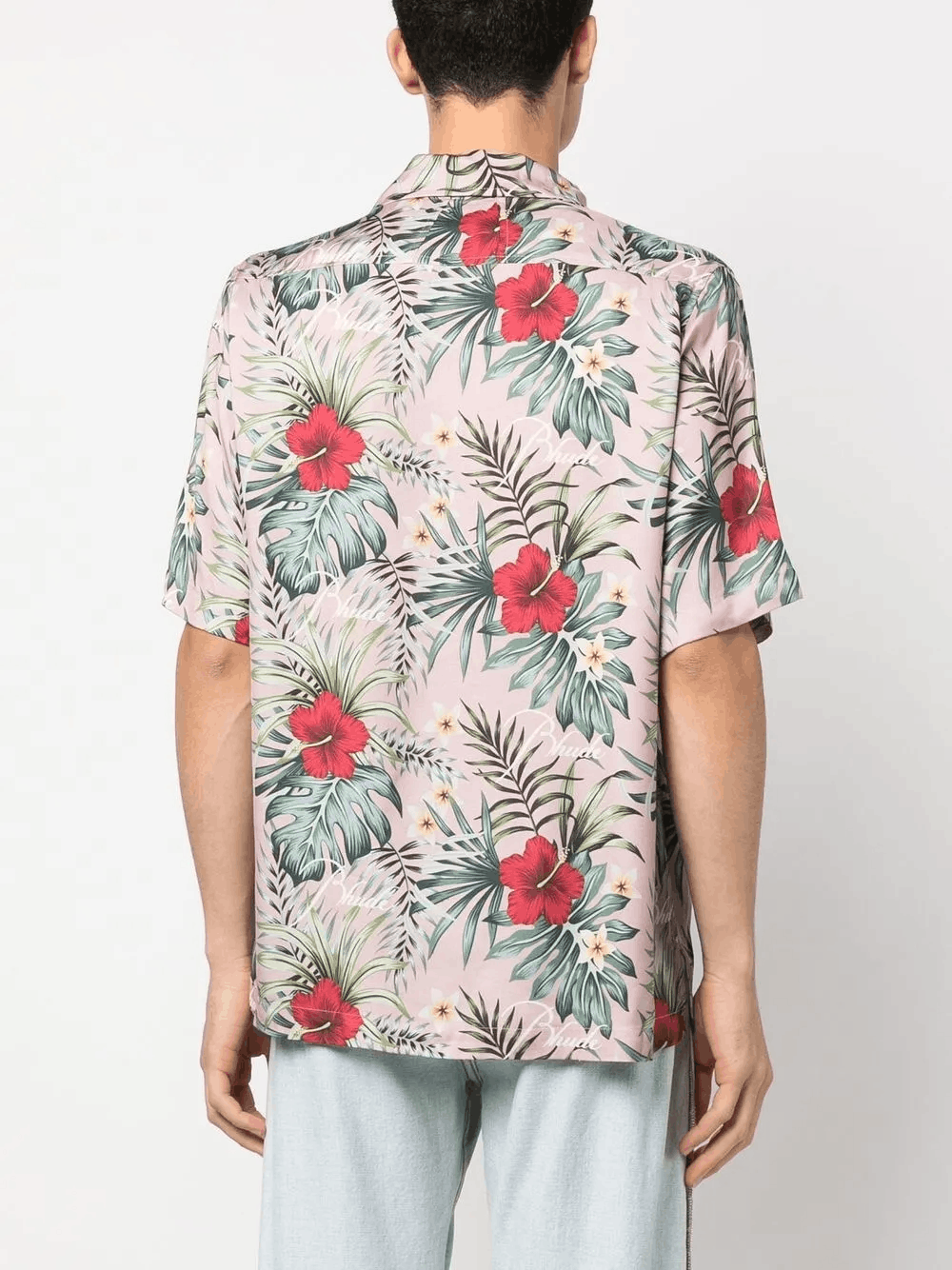Other Pink Floral Shirt – Stylish Men’s Short-Sleeve Casual Shirt Size US XL / EU 56 / 4 - 4 Thumbnail
