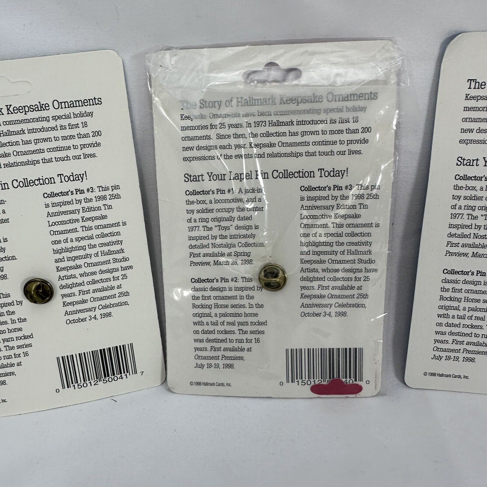 Other VTG 973-1998 Hallmark Collectors Pins 25th Anniversary Set 3 Size ONE SIZE - 7 Thumbnail