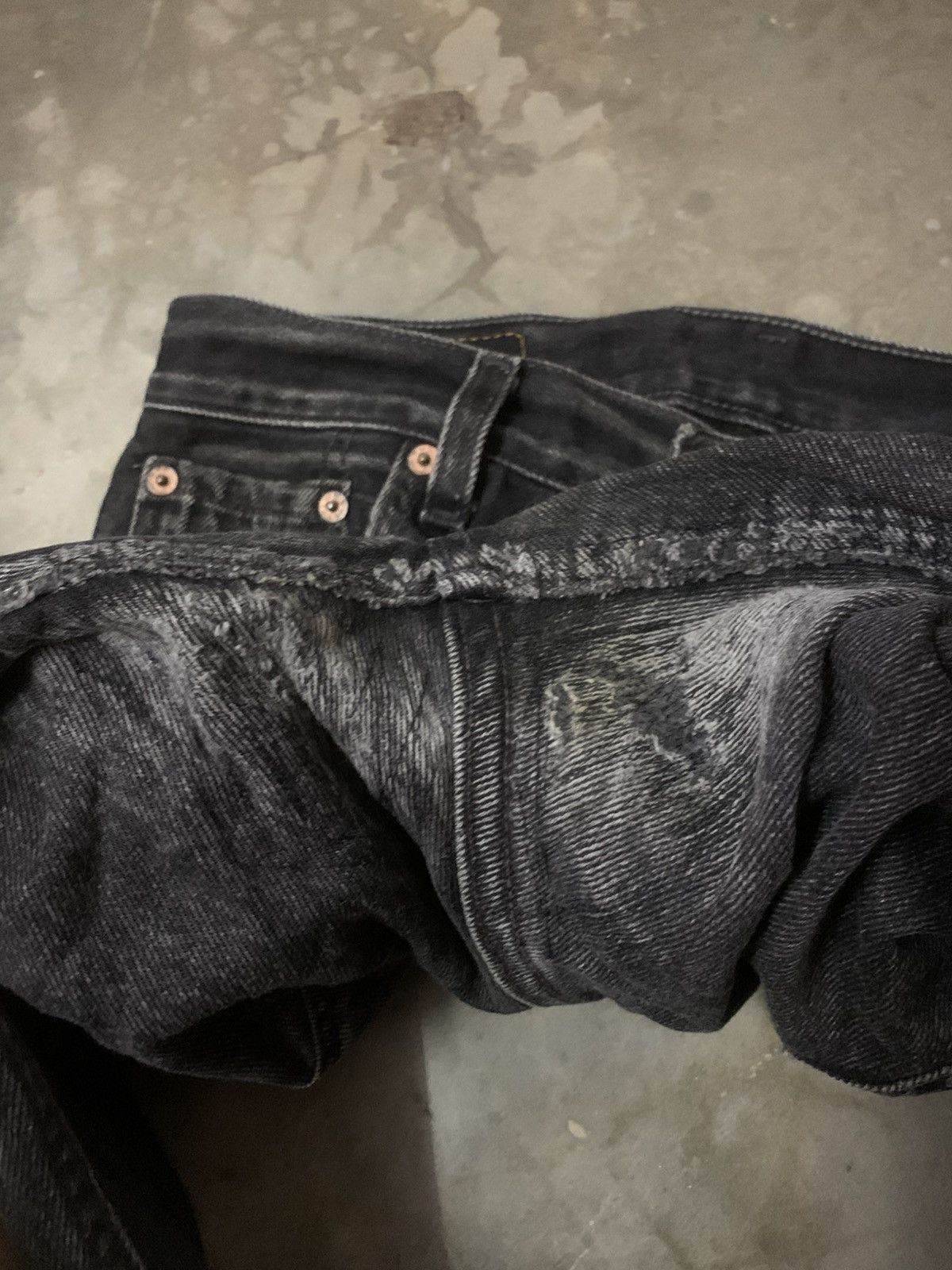 Levi's × Levi's Vintage Clothing Vintage 90’s Levi’s Single R Super Black Denim Jeans Size US 30 / EU 46 - 8 Thumbnail