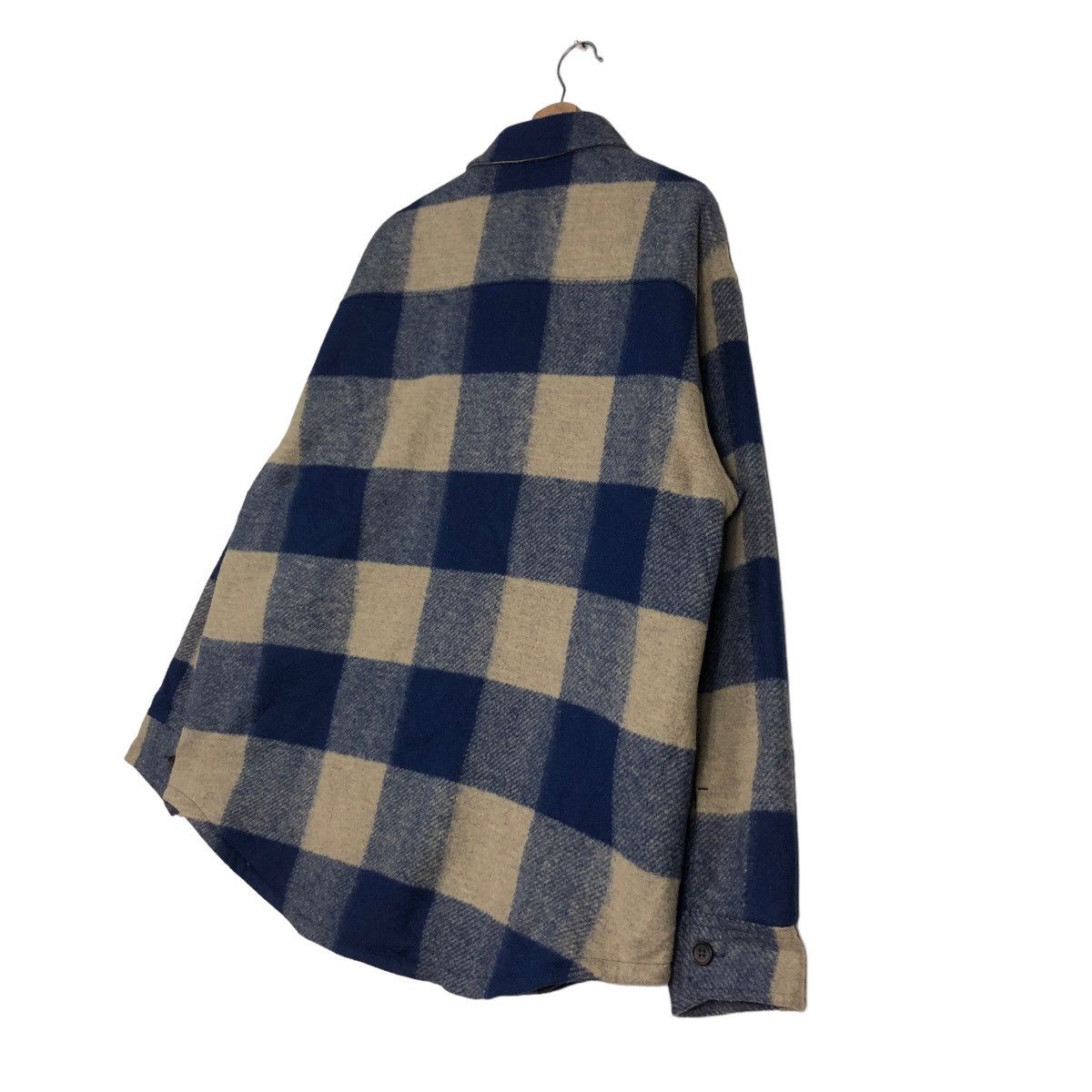 Japanese Brand 🔥Wool Shirt Jacket Uniqlo Issey Miyake Tartan Design Button Size US XL / EU 56 / 4 - 10 Thumbnail