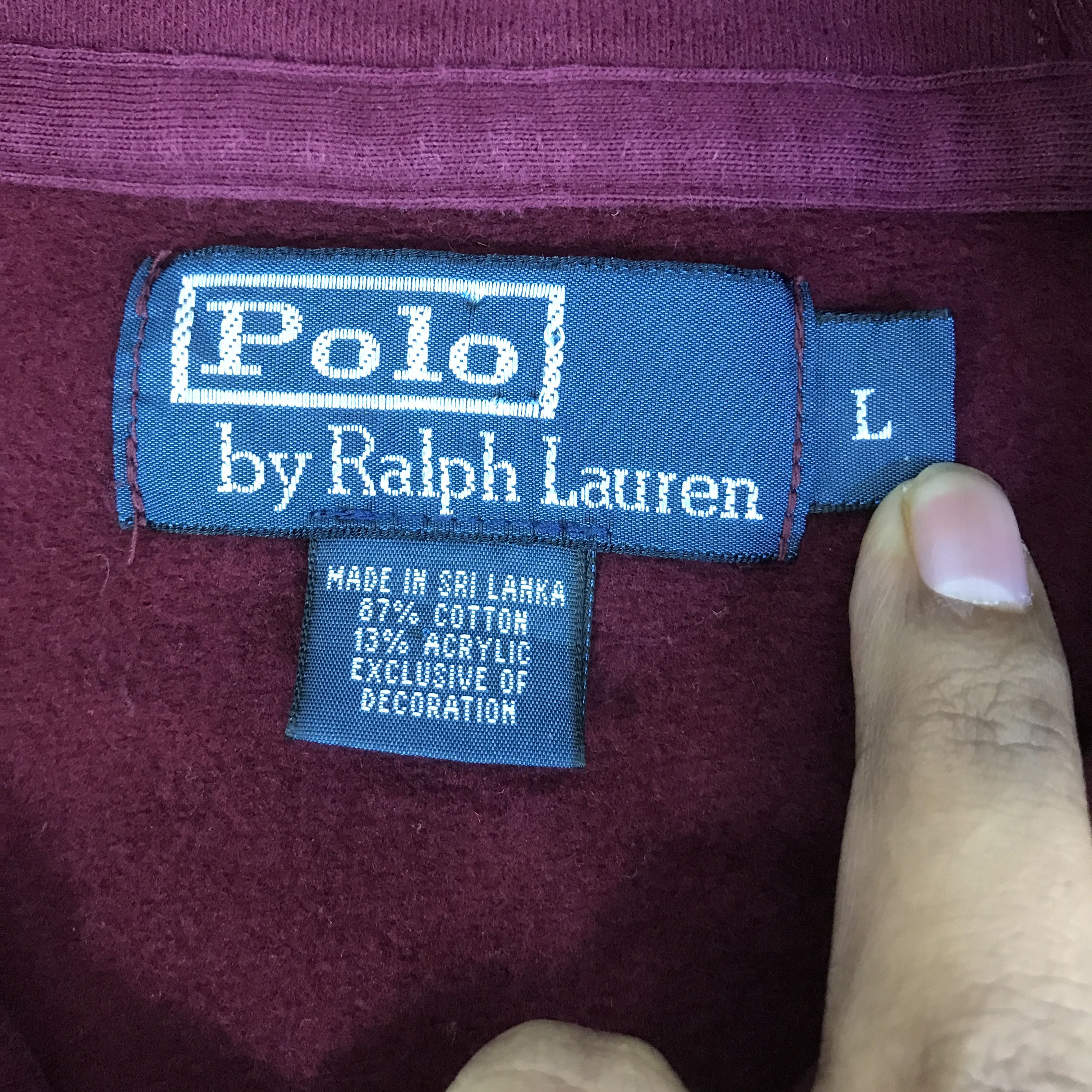 Polo Ralph Lauren polo ralph lauren sweashirt half button design Size US L / EU 52-54 / 3 - 9 Thumbnail
