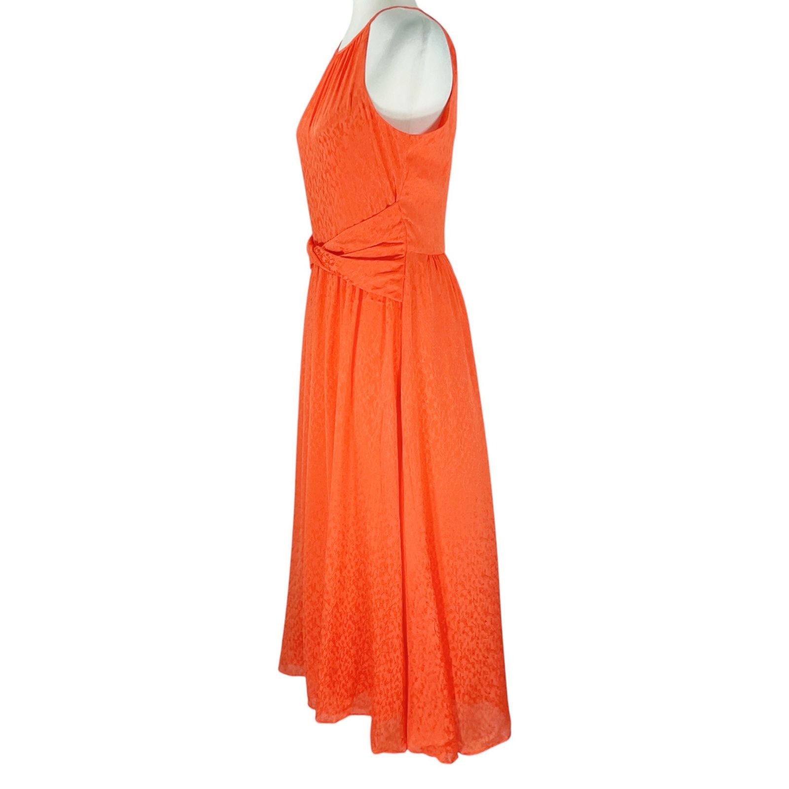 DKNY DKNY Halter Twist Waist Chiffon Midi Dress Tigerlily 8 NWT Size M / US 6-8 / IT 42-44 - 3 Thumbnail